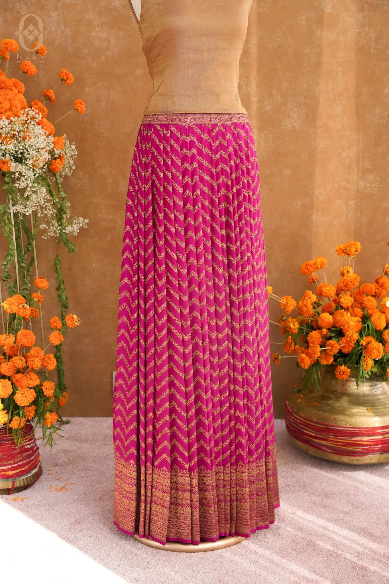 Katan Silk Lehenga Fabric