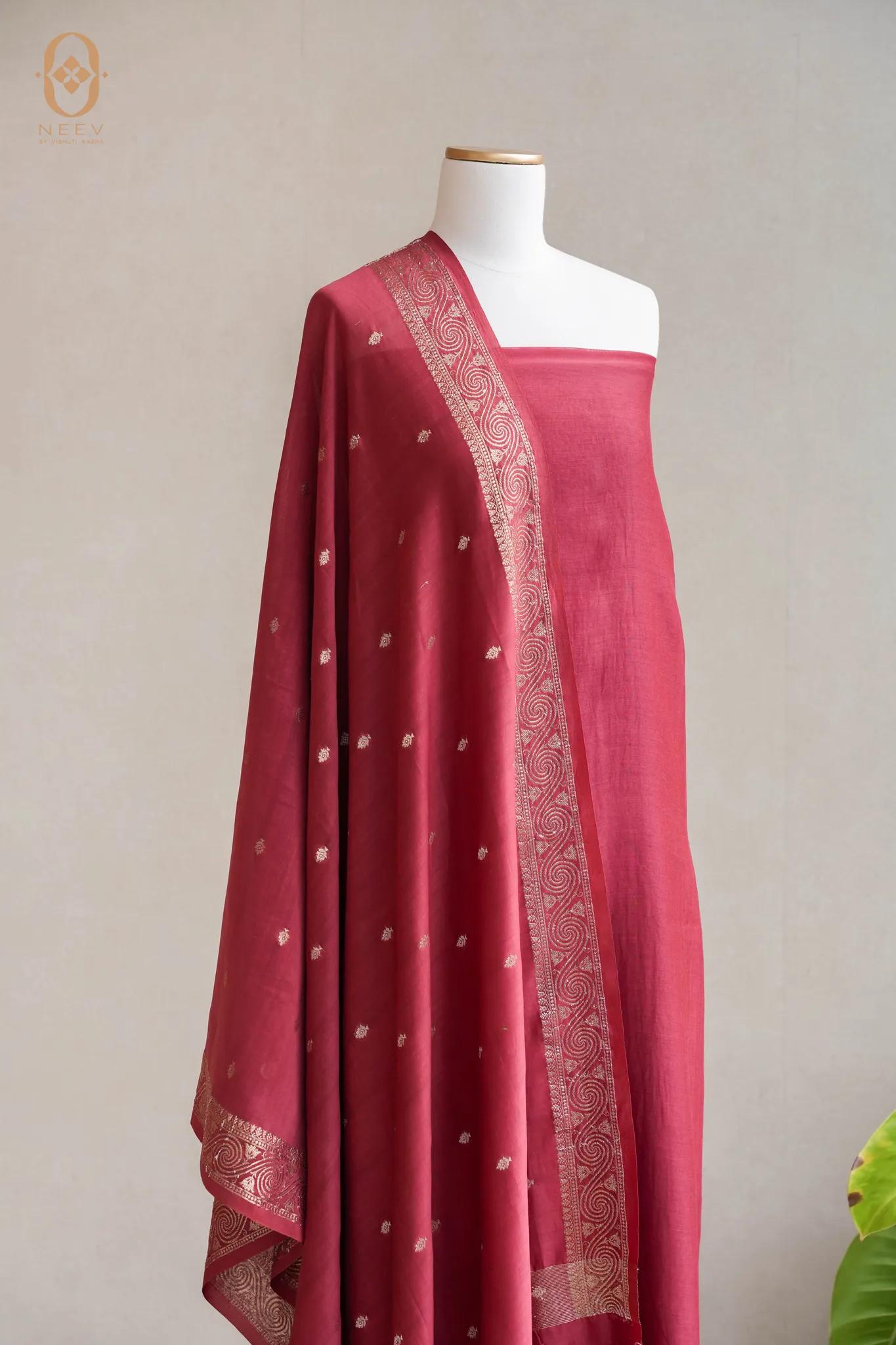 Neev Bestseller- Chanderi Cotton Suit Set