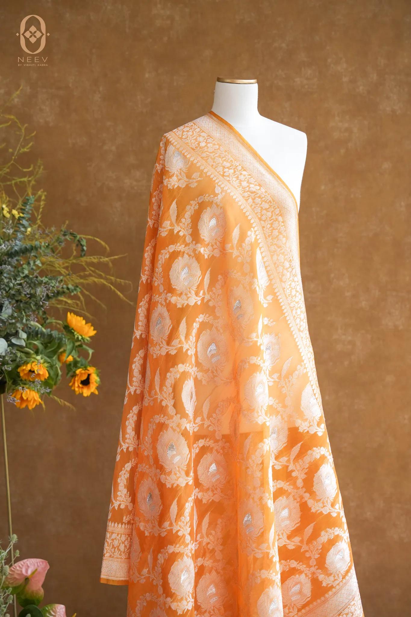 Sona Kora Silk Dupatta