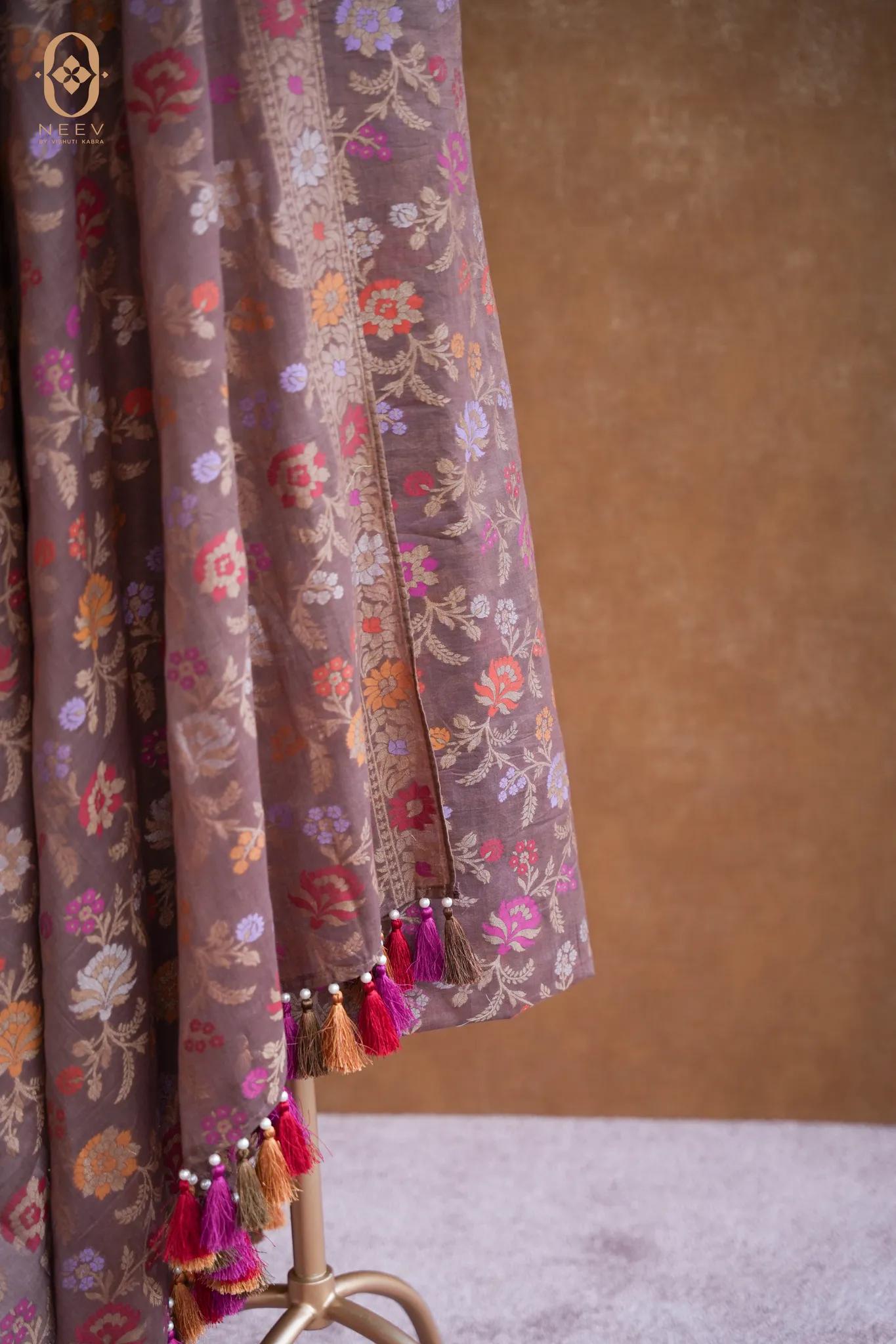Ektara Cotton Multi Meenakari Suit Set