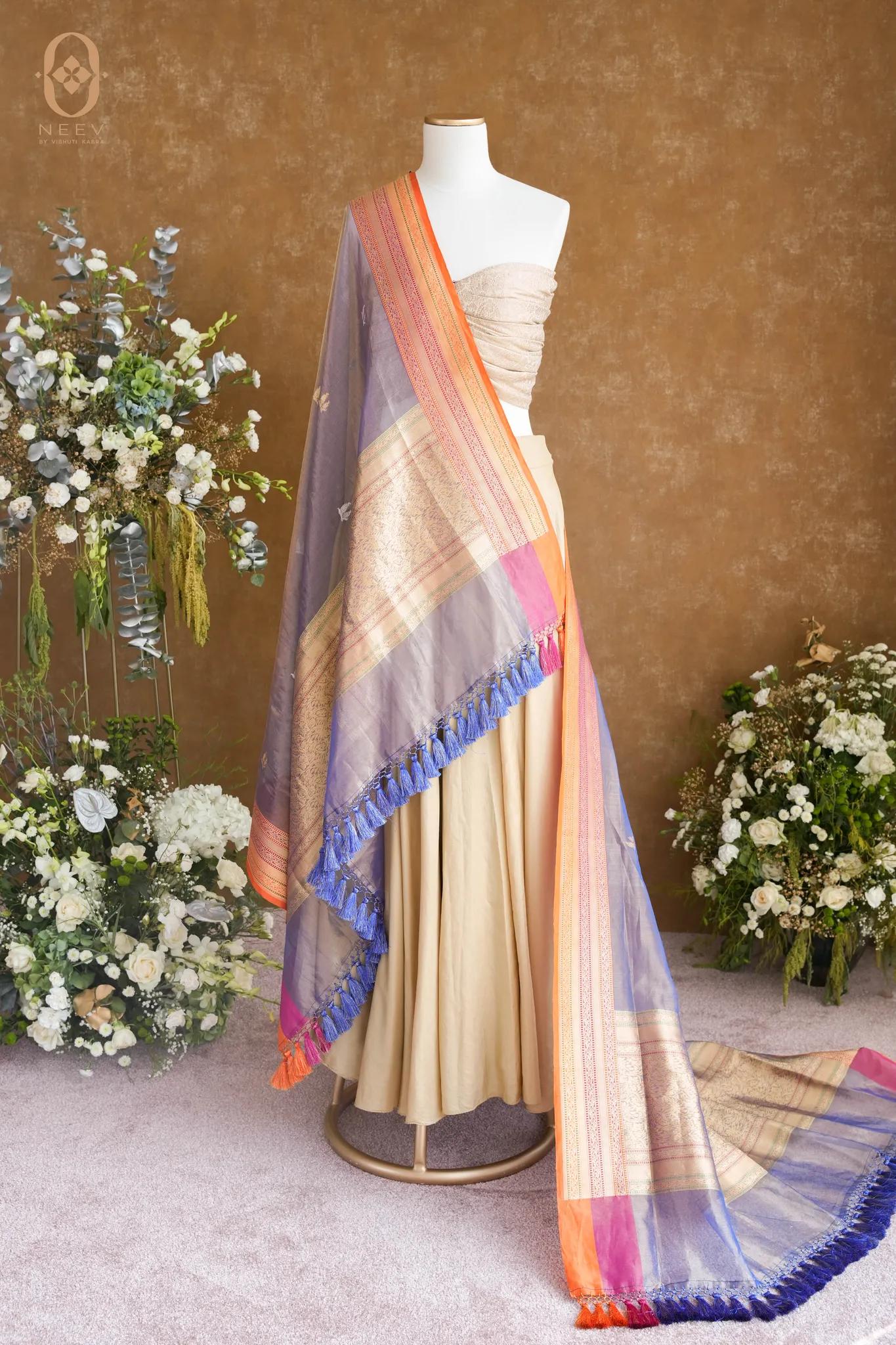 Kanjivaram Tissue Silk Dupatta