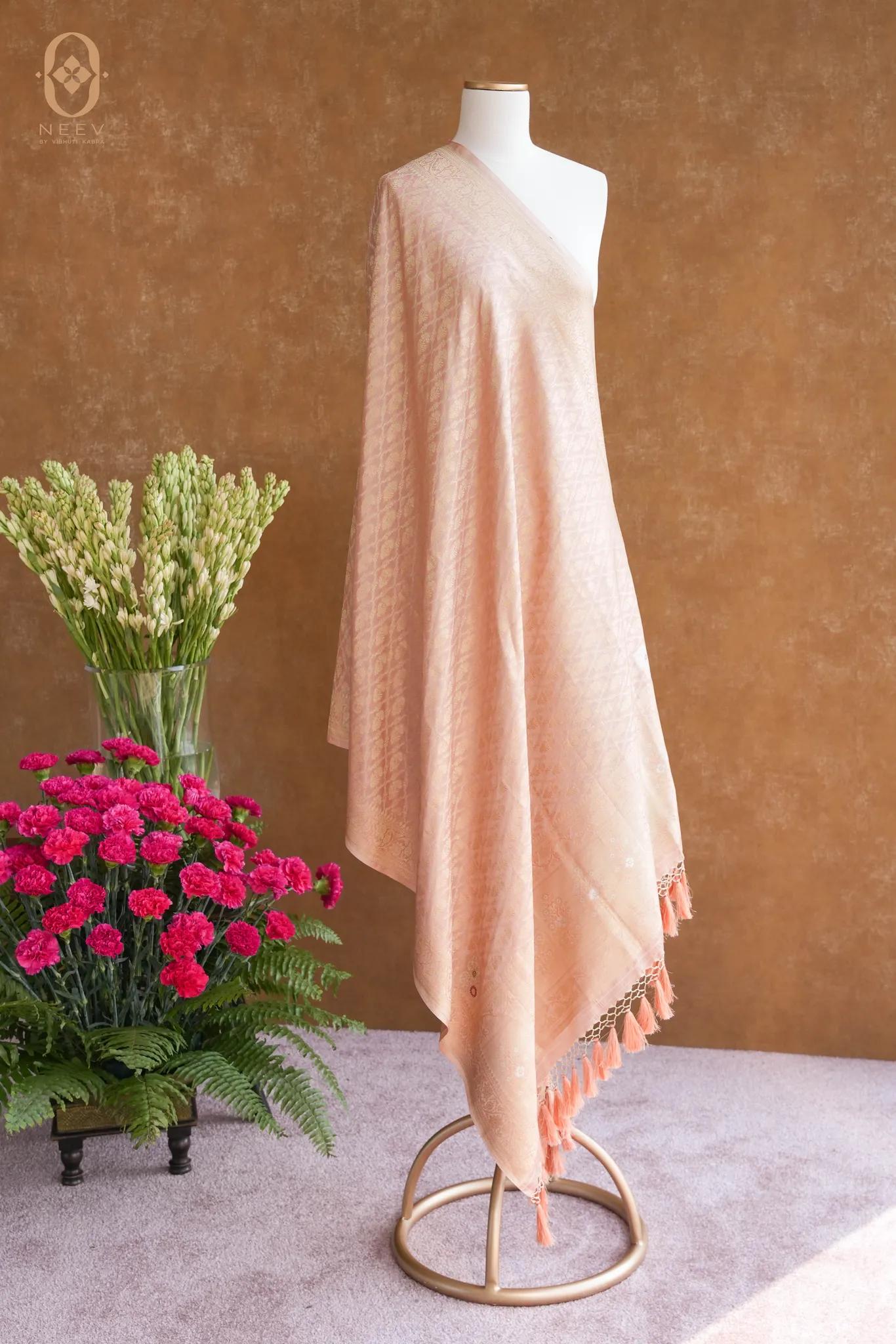 Katan Silk Sona Rupa Jaal Dupatta