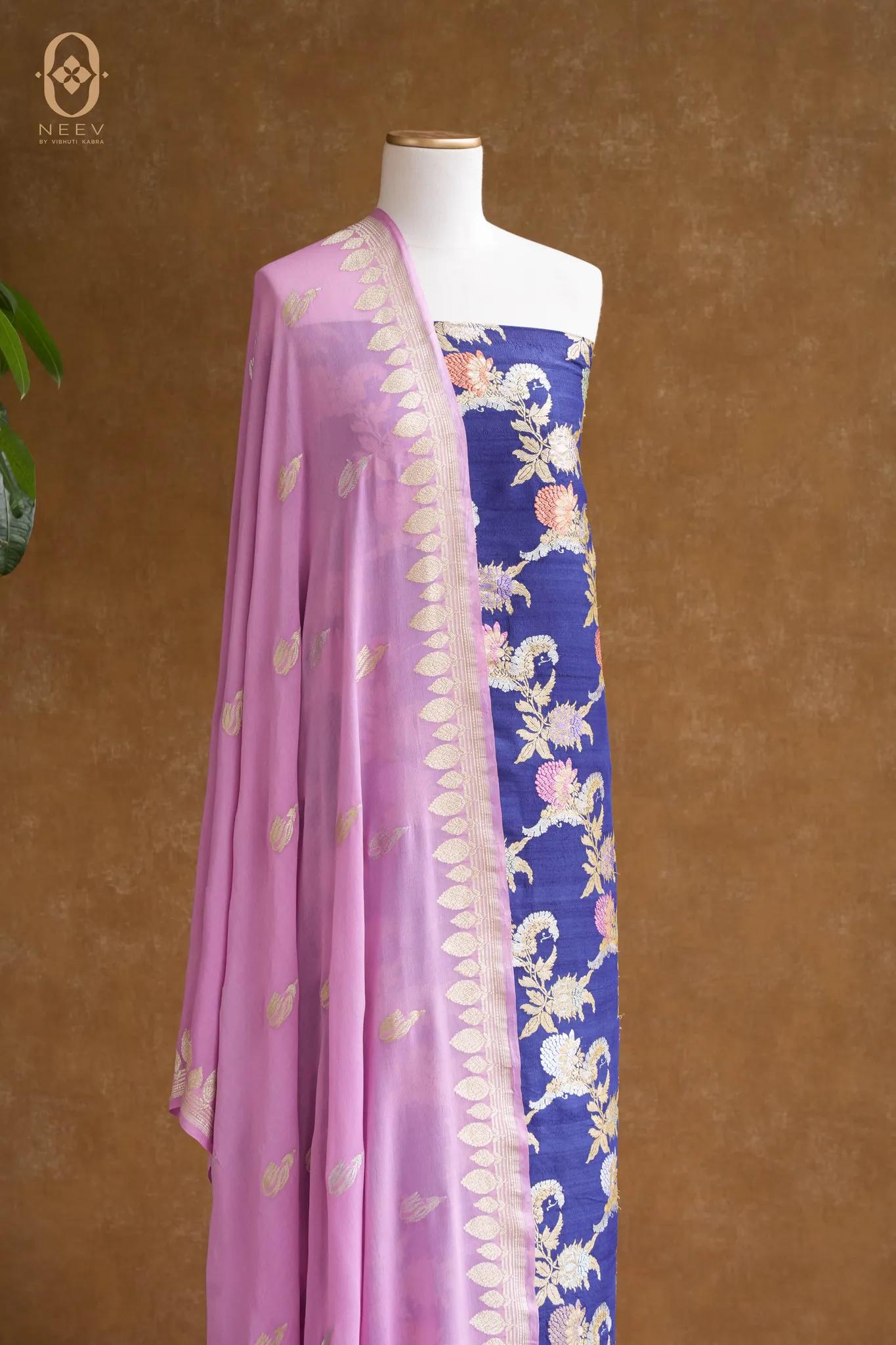 Premium Tassar Silk Suit Set