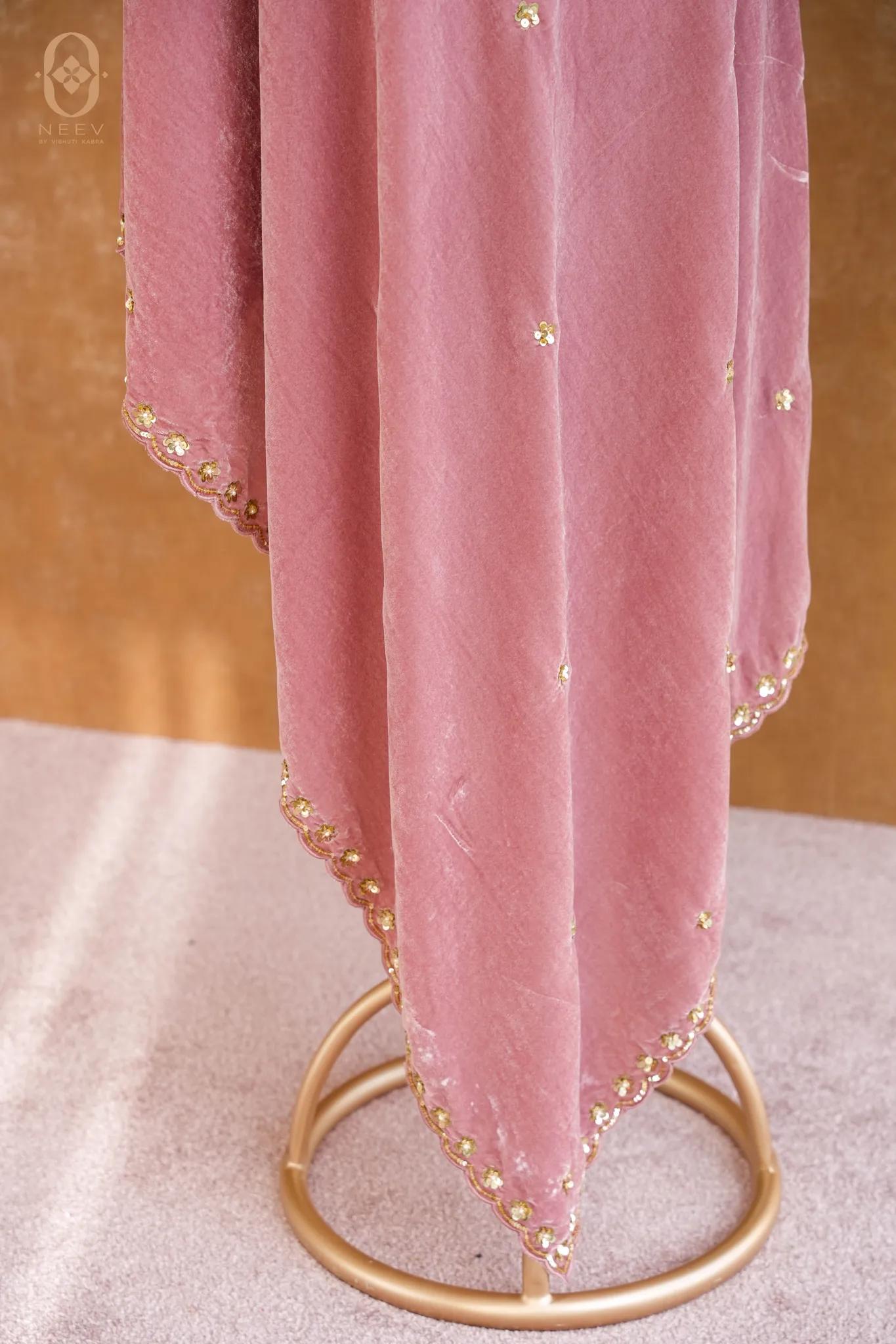 Velvet Handwork Dupatta