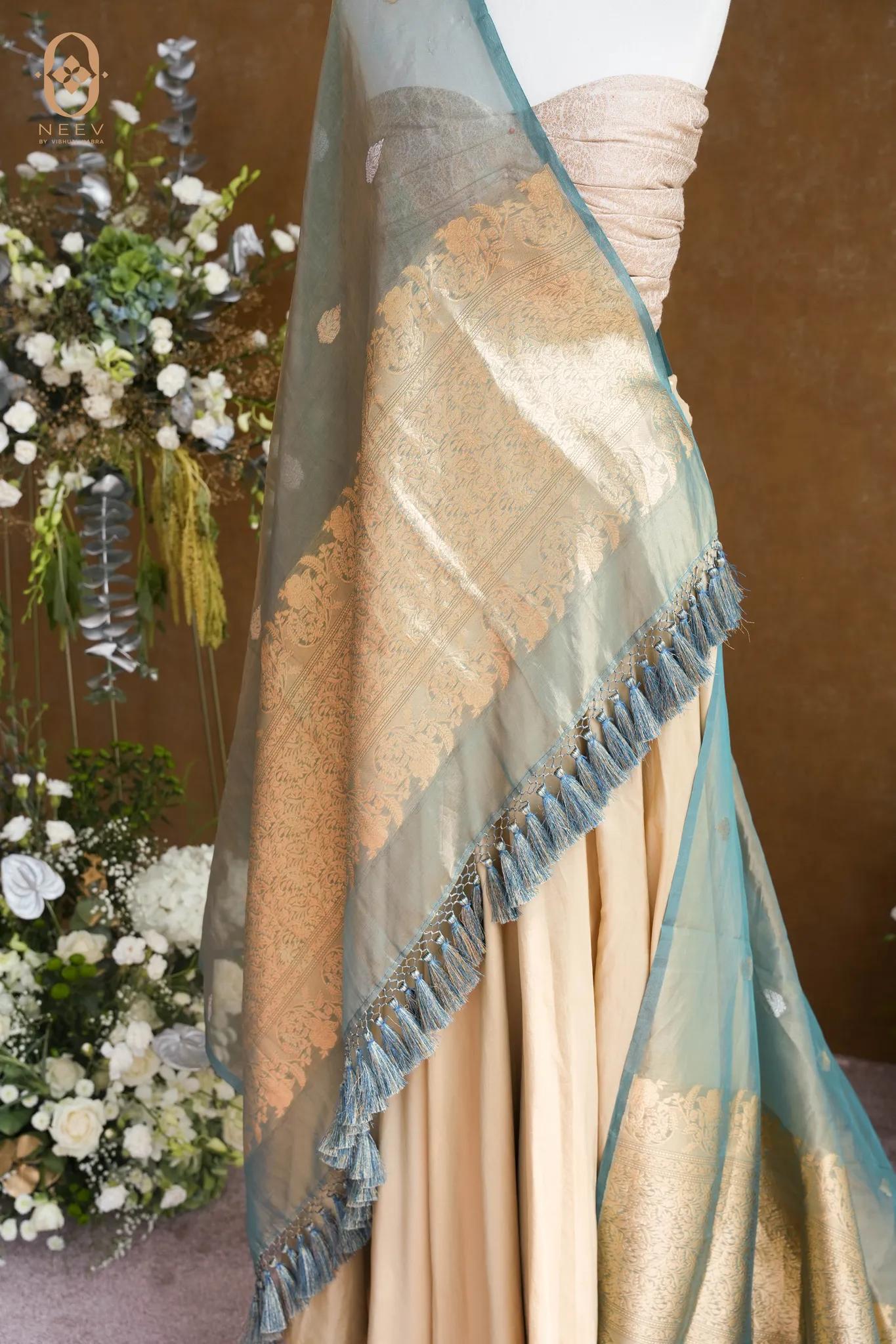 Kanjivaram Tissue Silk Dupatta