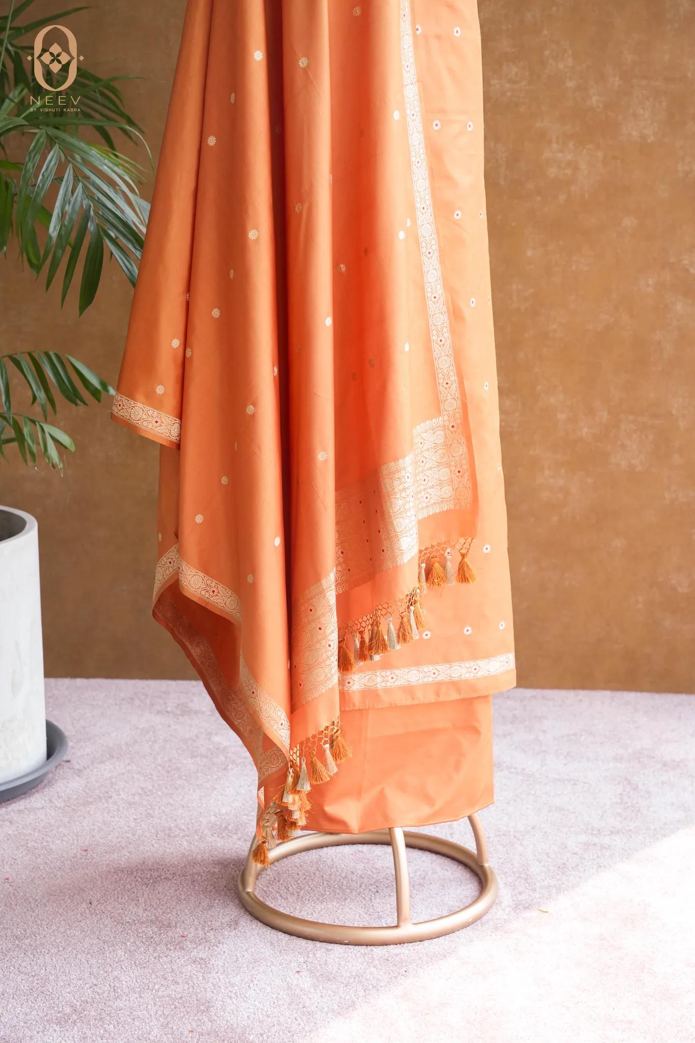 Meenakari Katan Silk Suit Set
