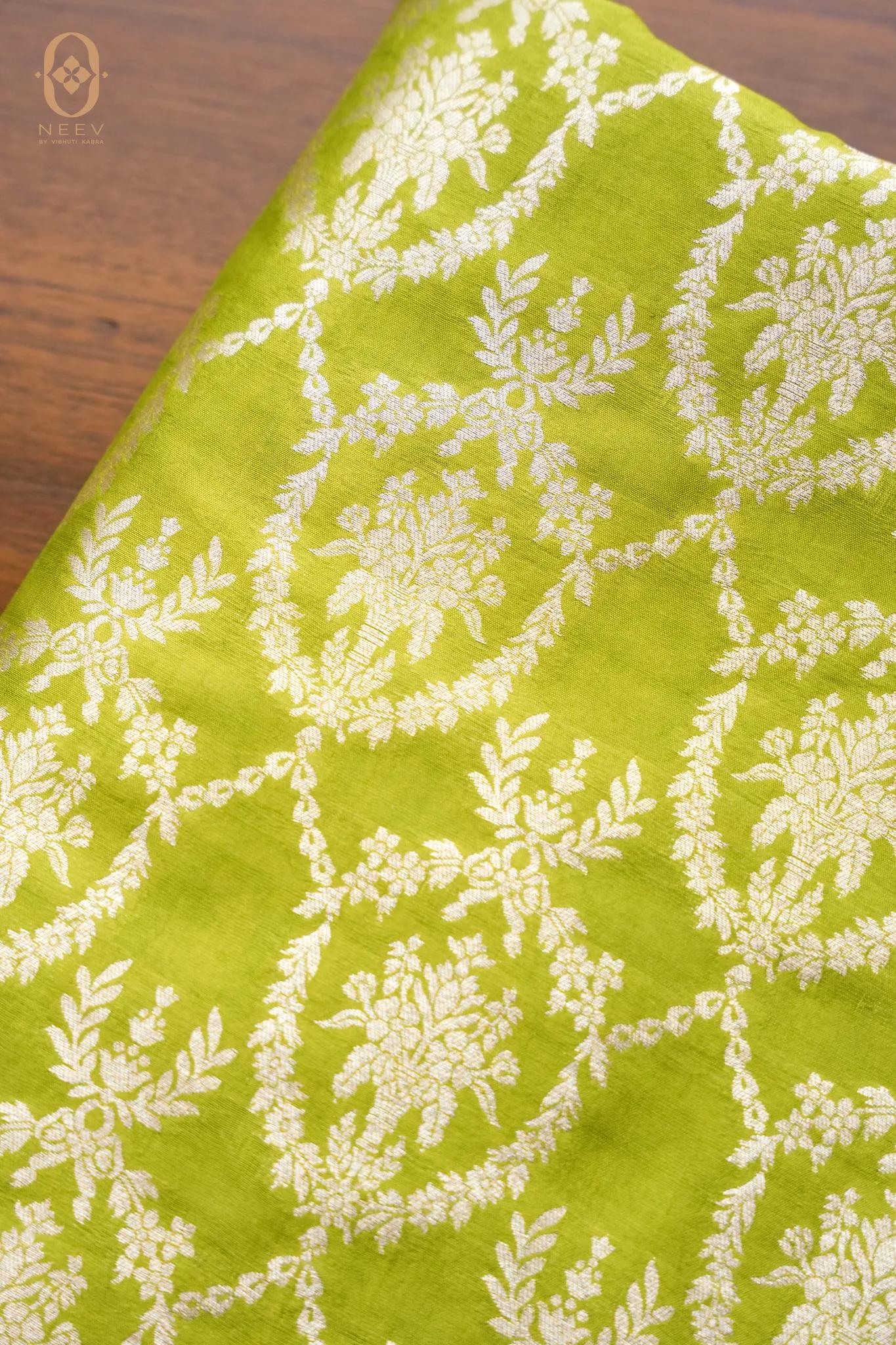 Festive Chinia Boota Fabric