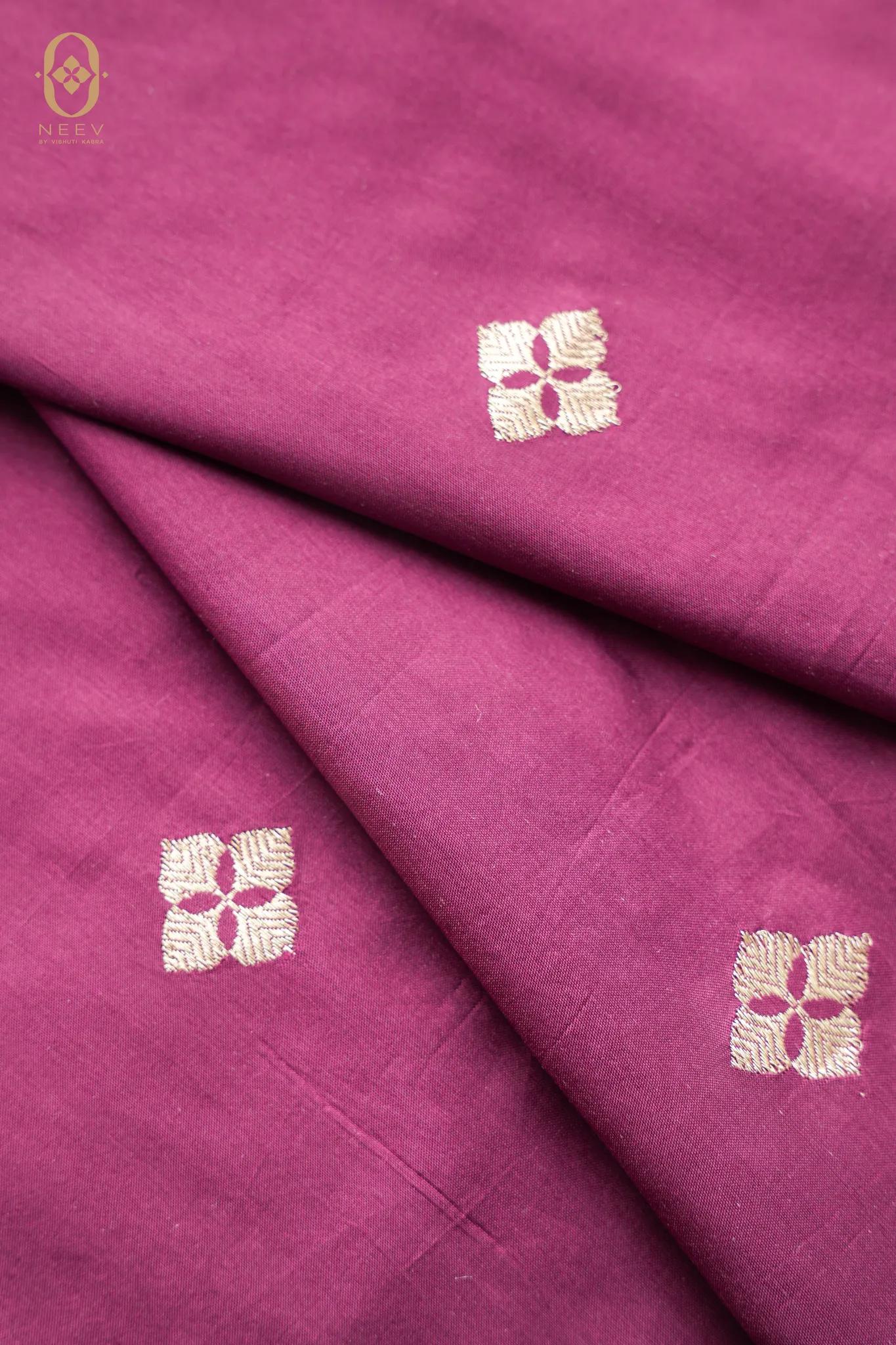 Neev Boota Katan Silk Fabric
