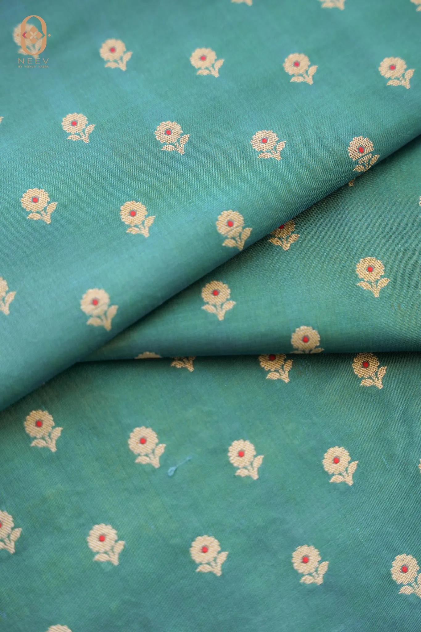 Katan Silk Boota Fabric