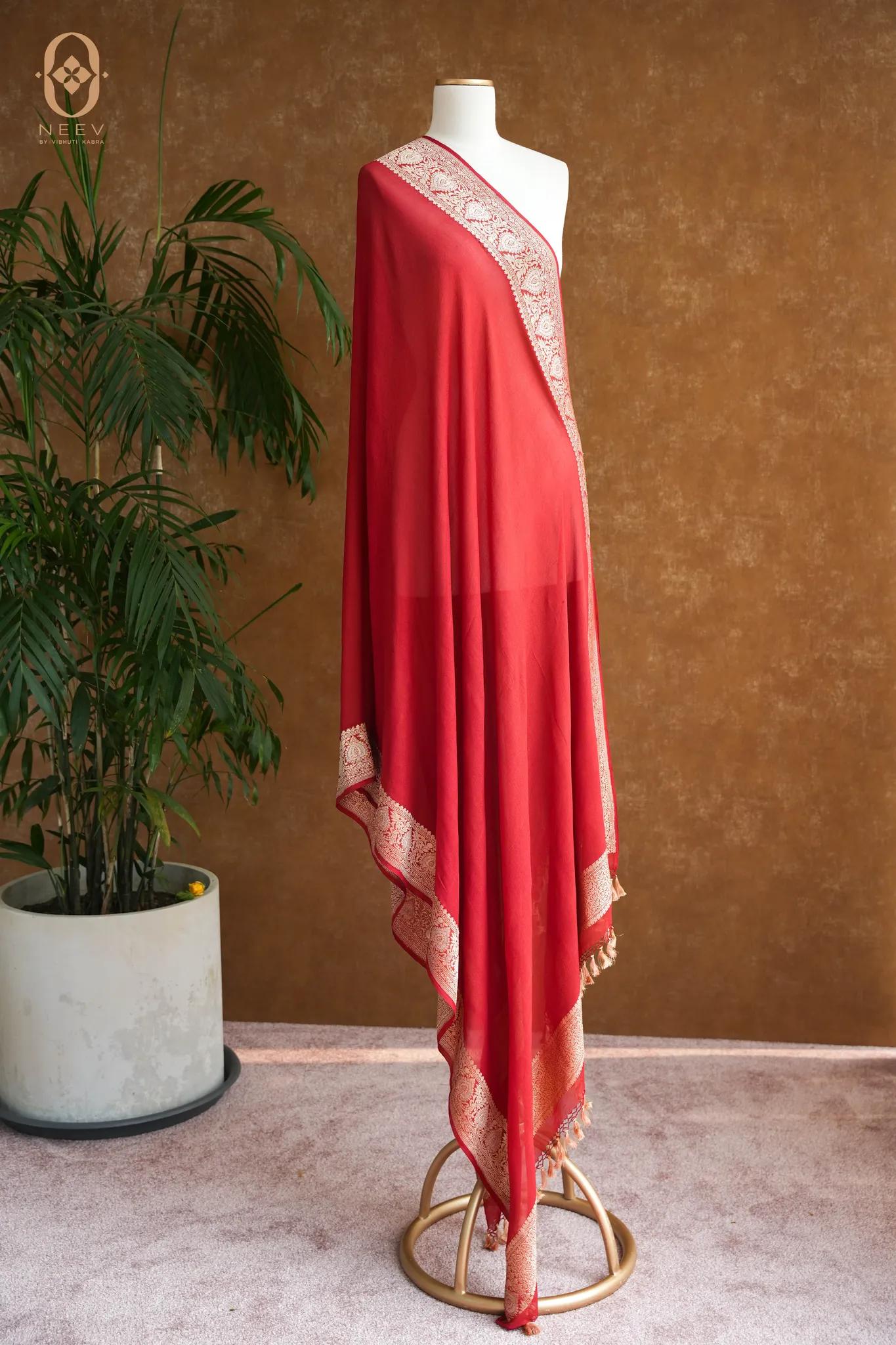 Paan Georgette Dupatta