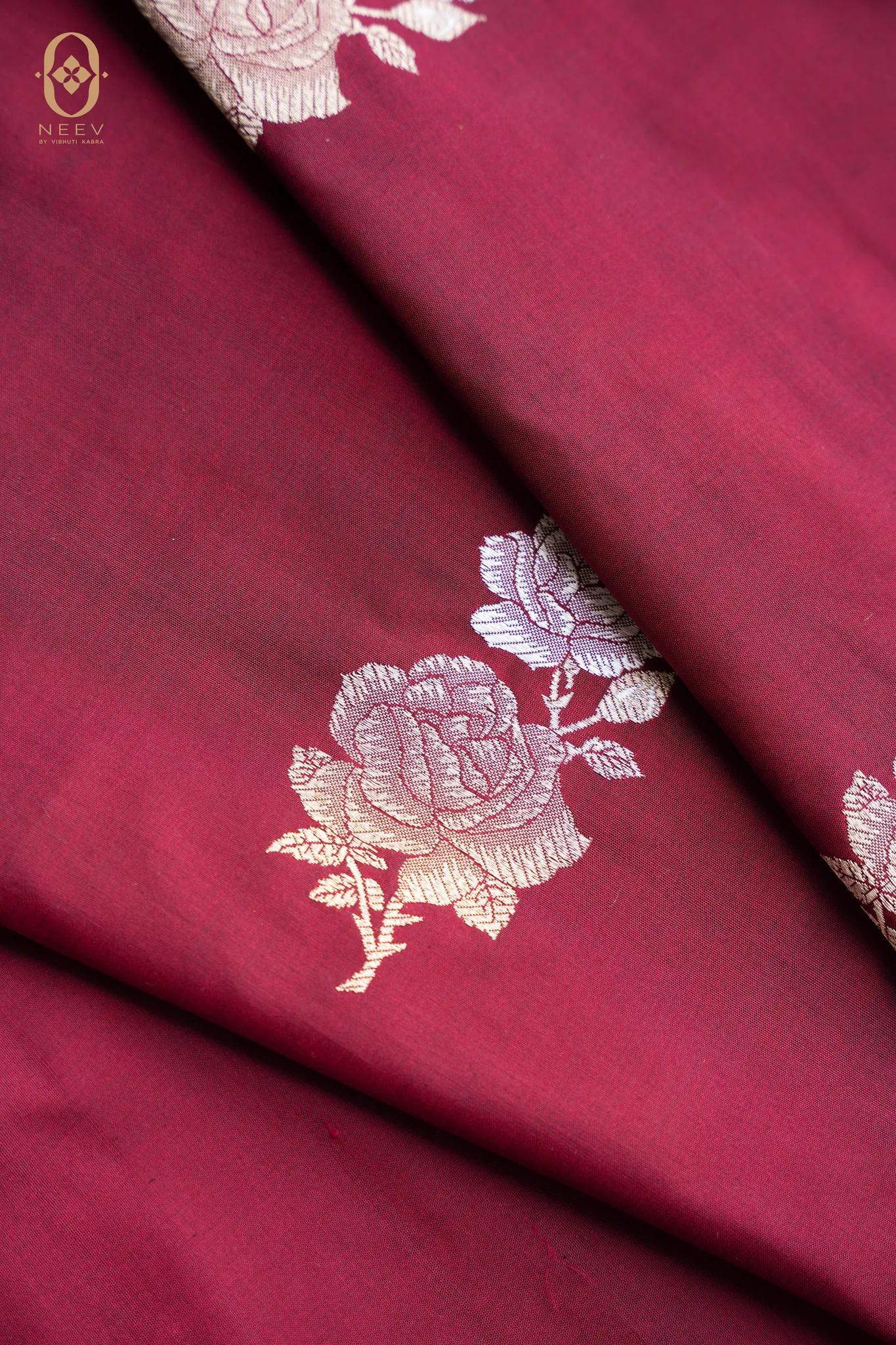 Gulboota Katan Silk Fabric