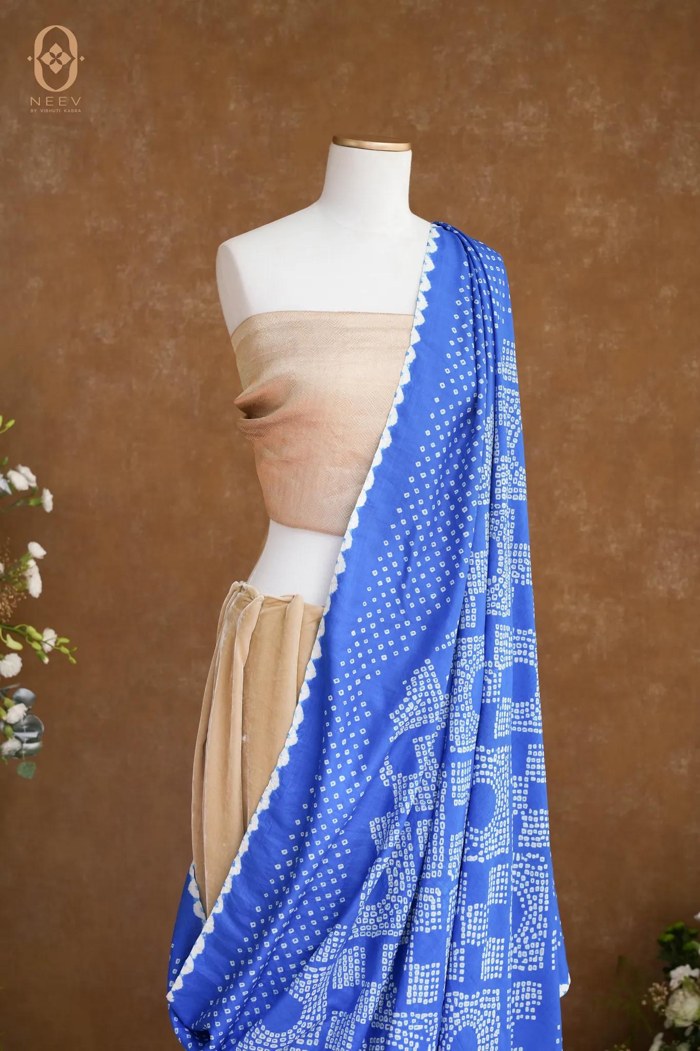 Chinia Silk Bandhani Dupatta