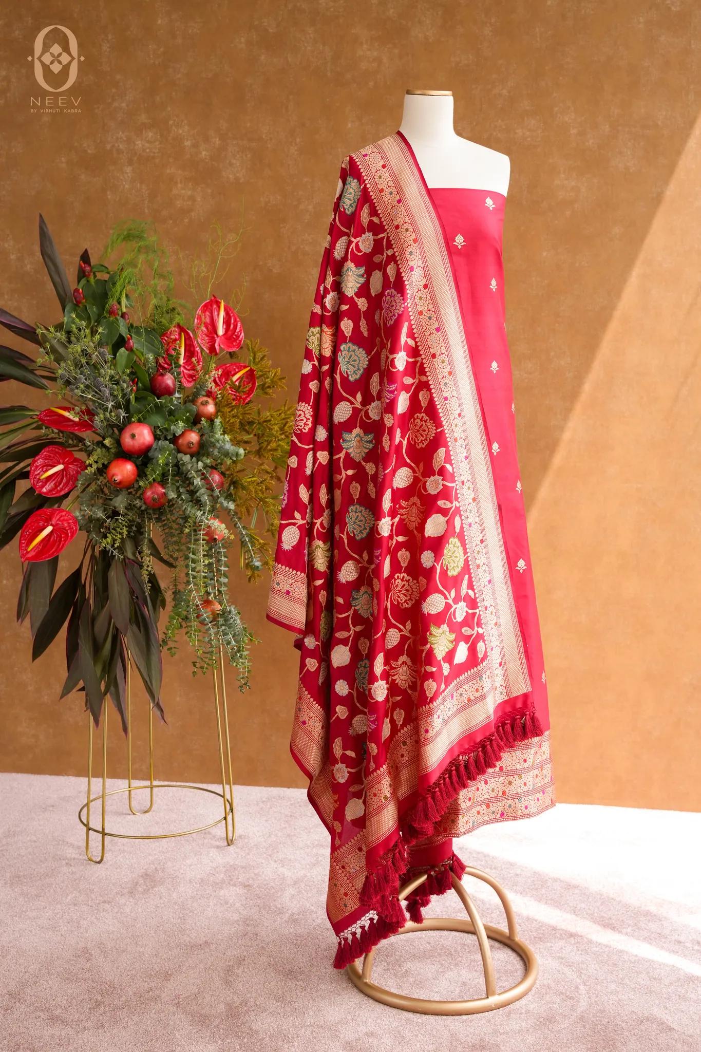 The Sacred Garden Katan Silk Suit Set