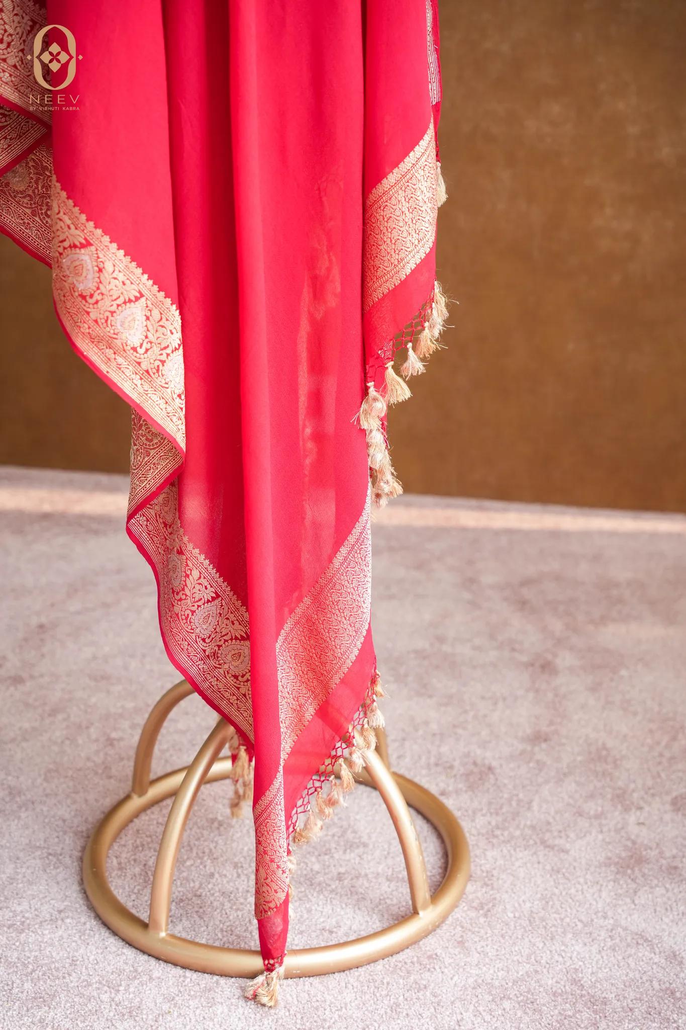 Paan Georgette Dupatta
