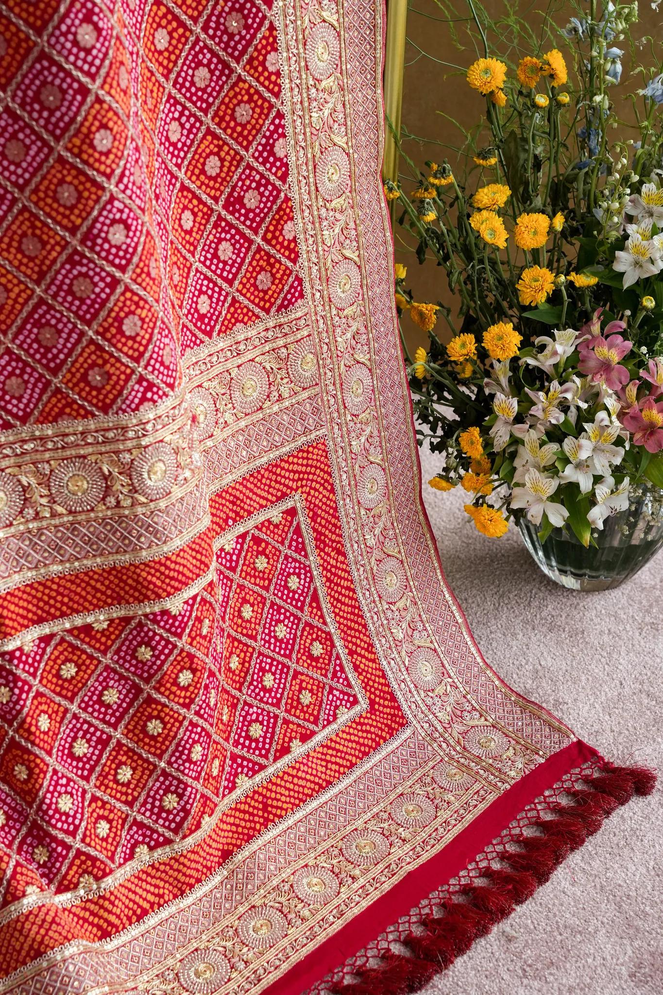 Dhruvtara | The One-Off Bandhani Dupatta
