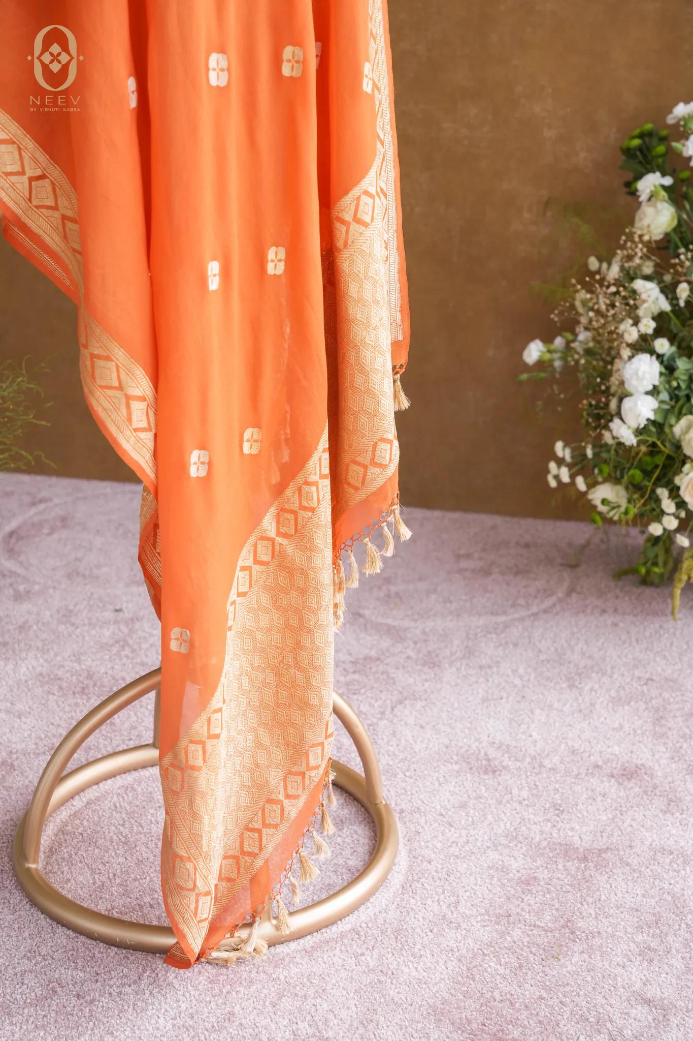 Georgette Neev Boota Dupatta