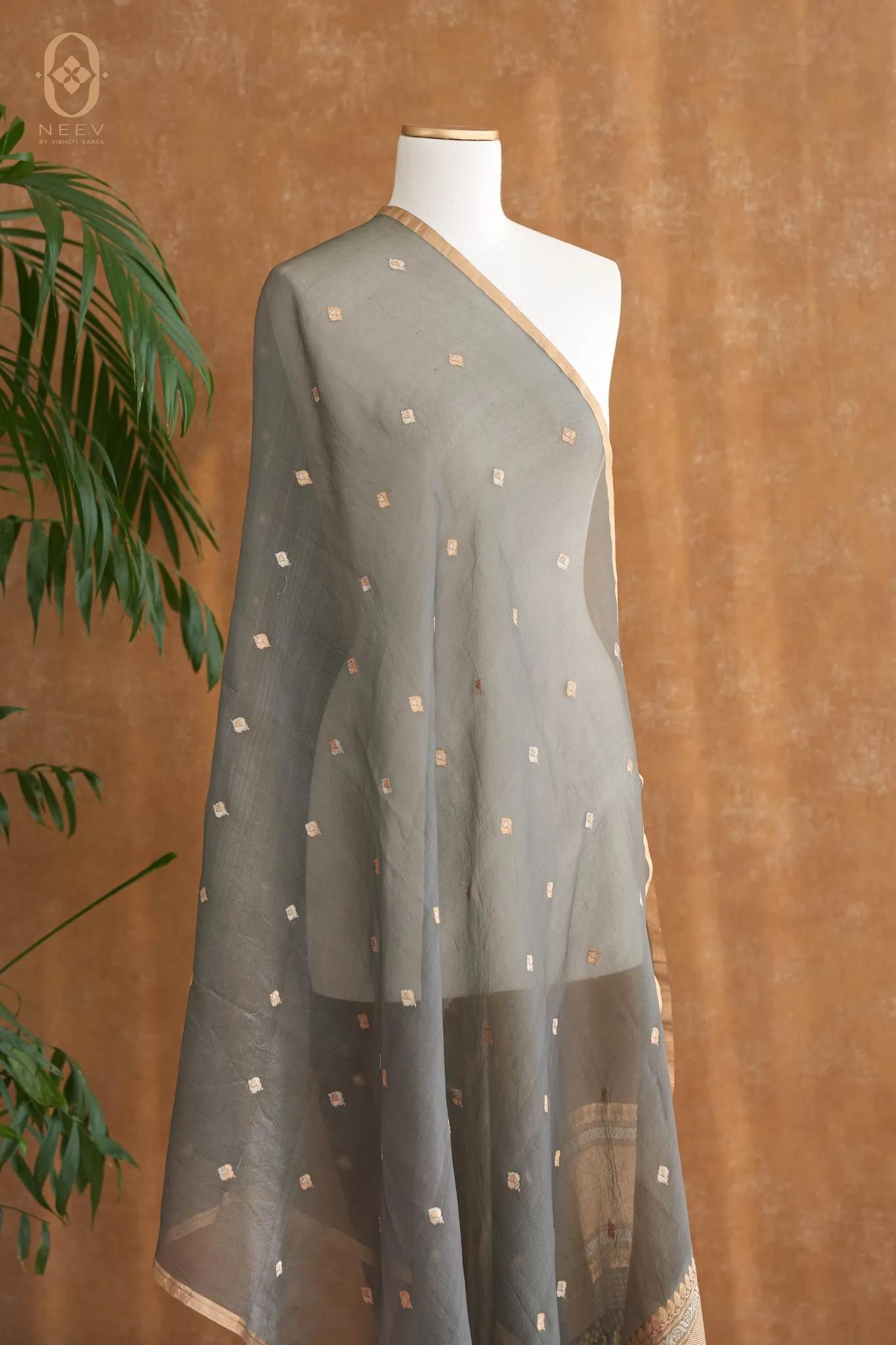 Kora Silk Boota Dupatta