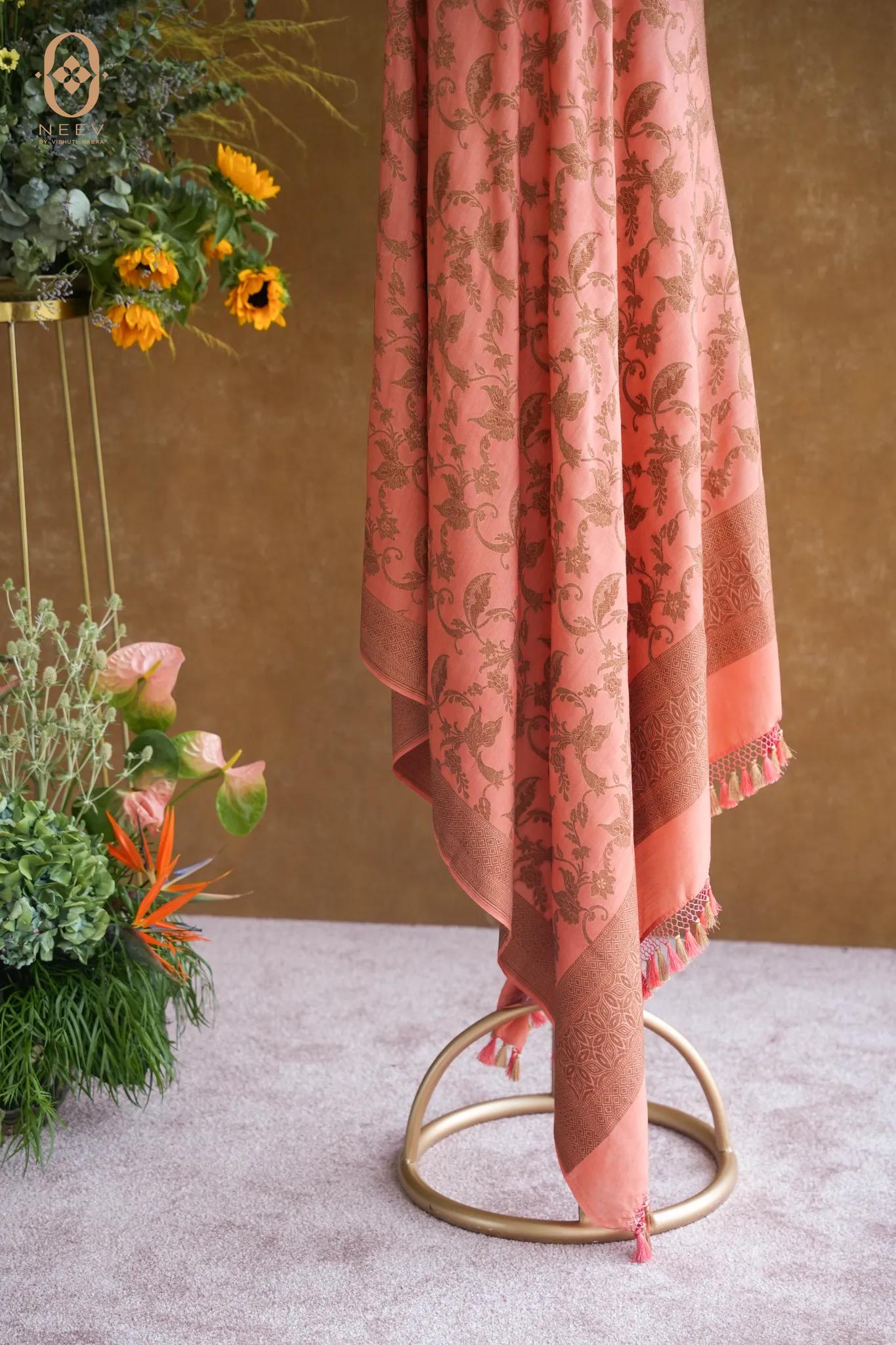 Munga Silk Jaal Dupatta