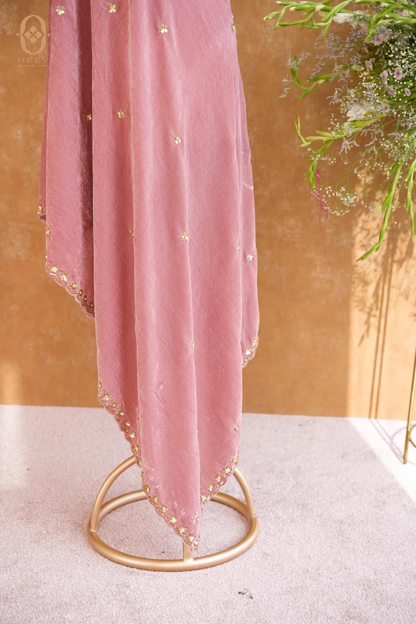 Velvet Handwork Dupatta