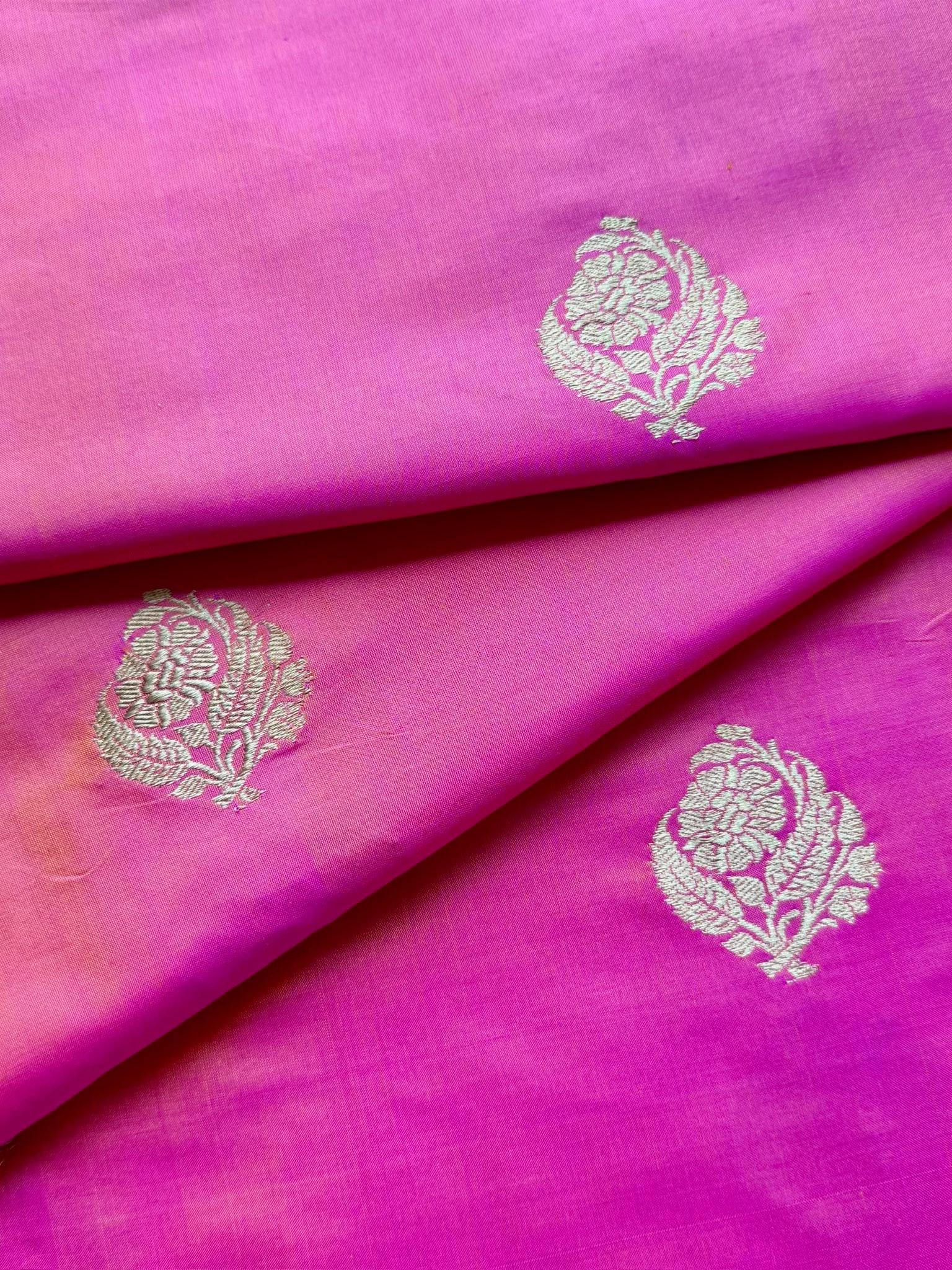 Katan Silk Boota Fabric