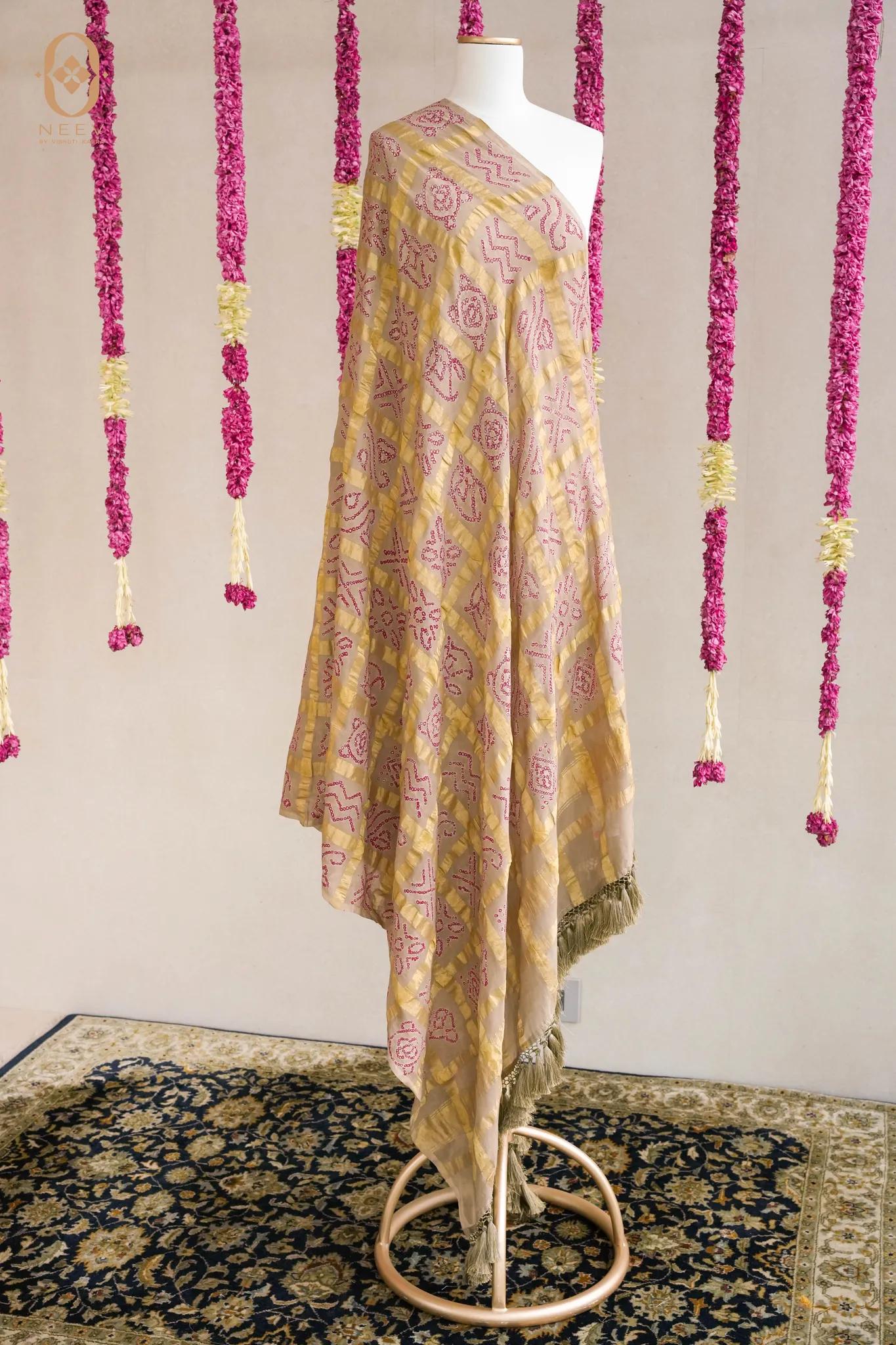 Gharchola Bandhani Dupatta