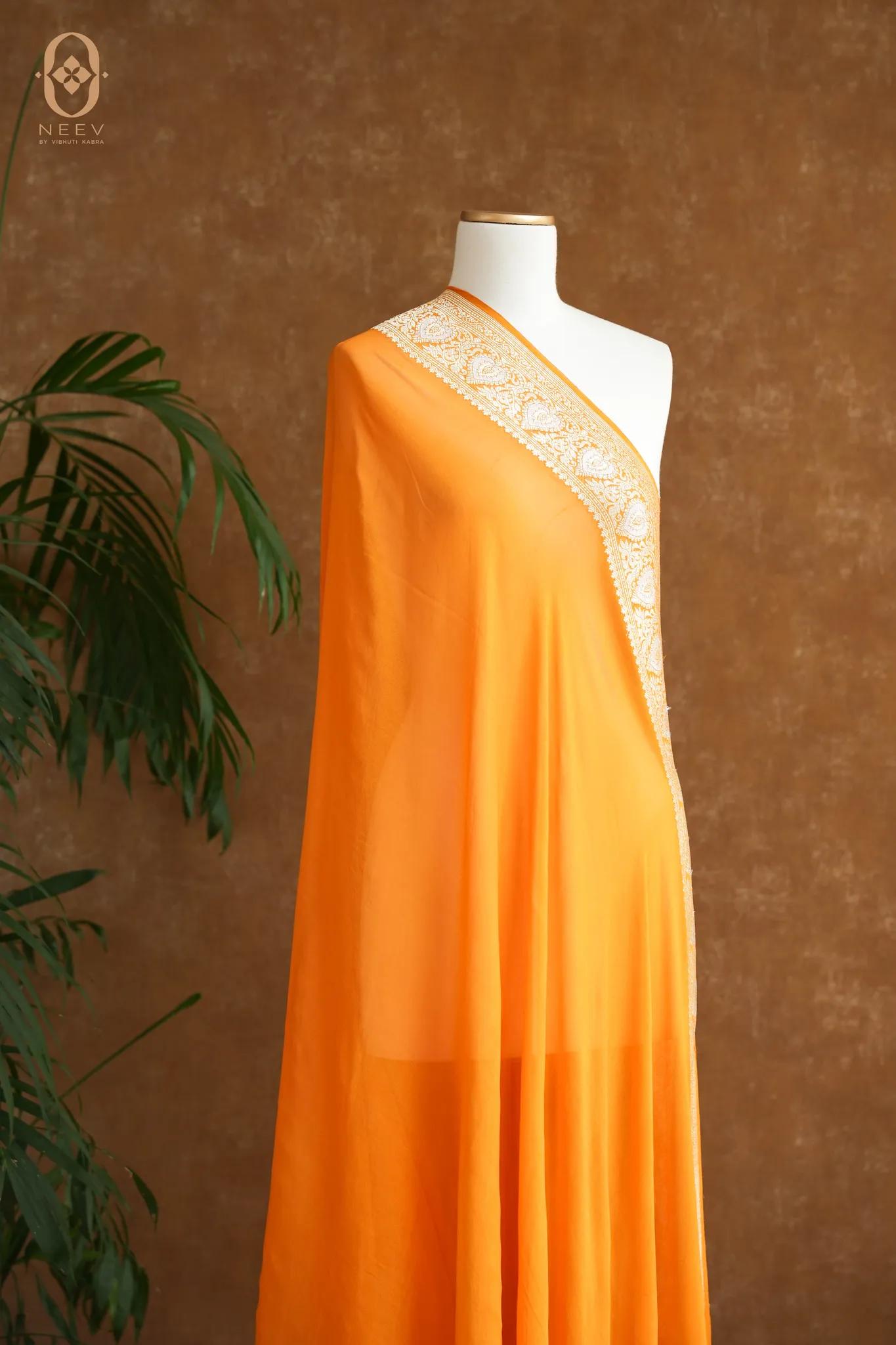 Paan Georgette Dupatta
