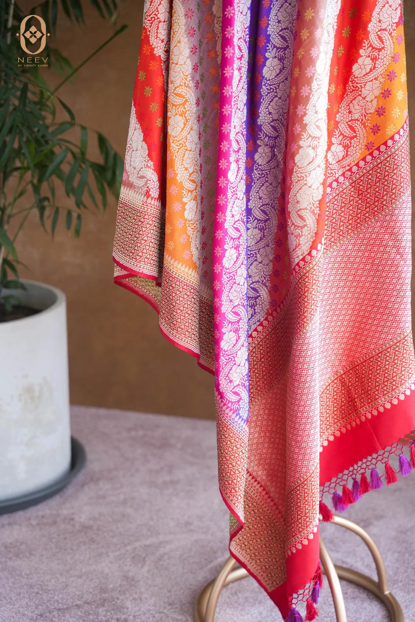 Rangkat Katan Silk Dupatta