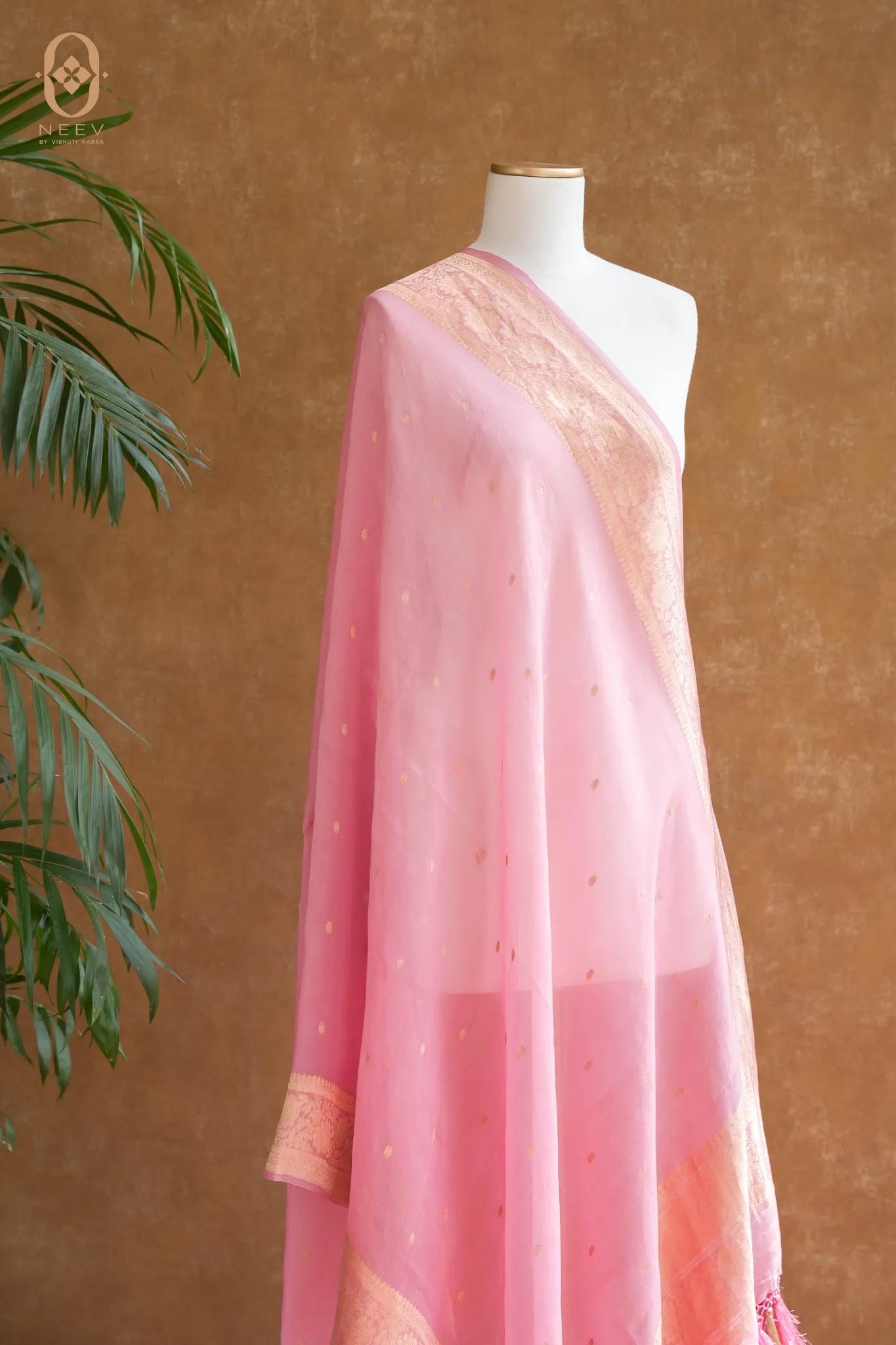 Kora Silk Boota Dupatta