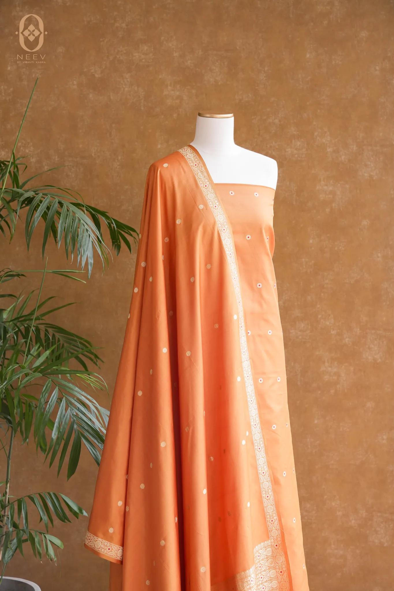 Meenakari Katan Silk Suit Set