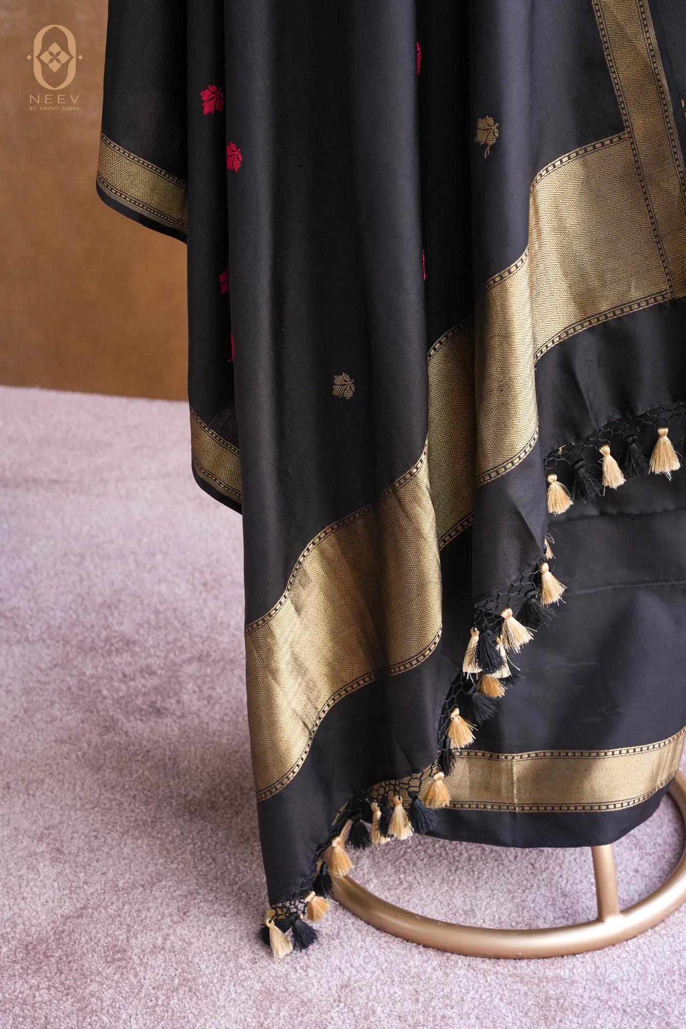 Katan Silk Meenakari Suit Set