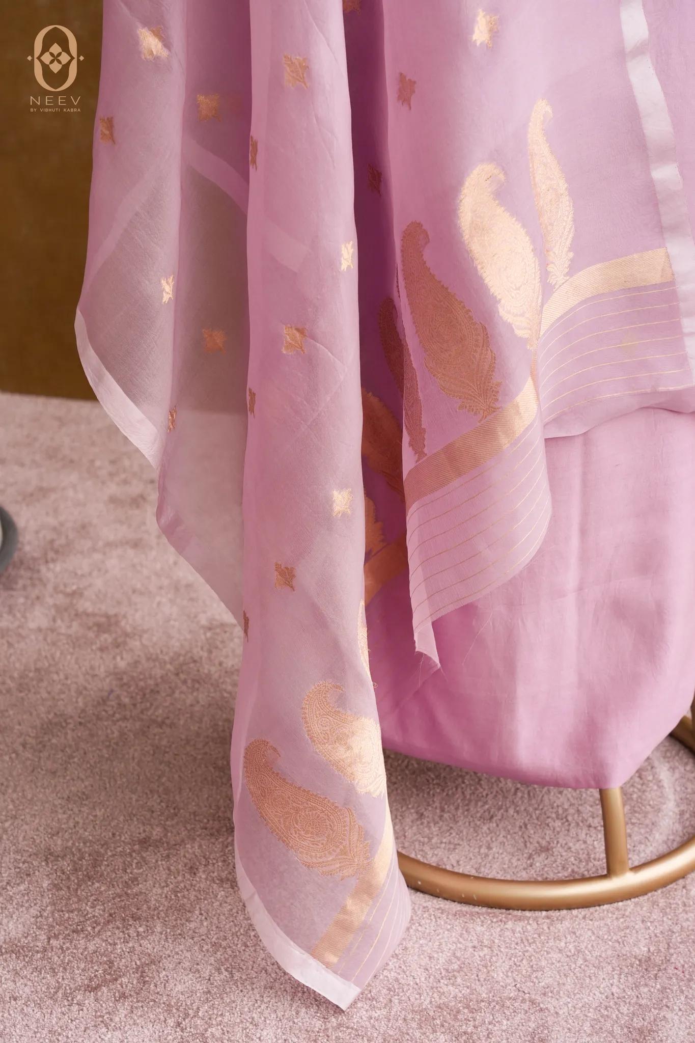 Kora Silk Boota Suit Set