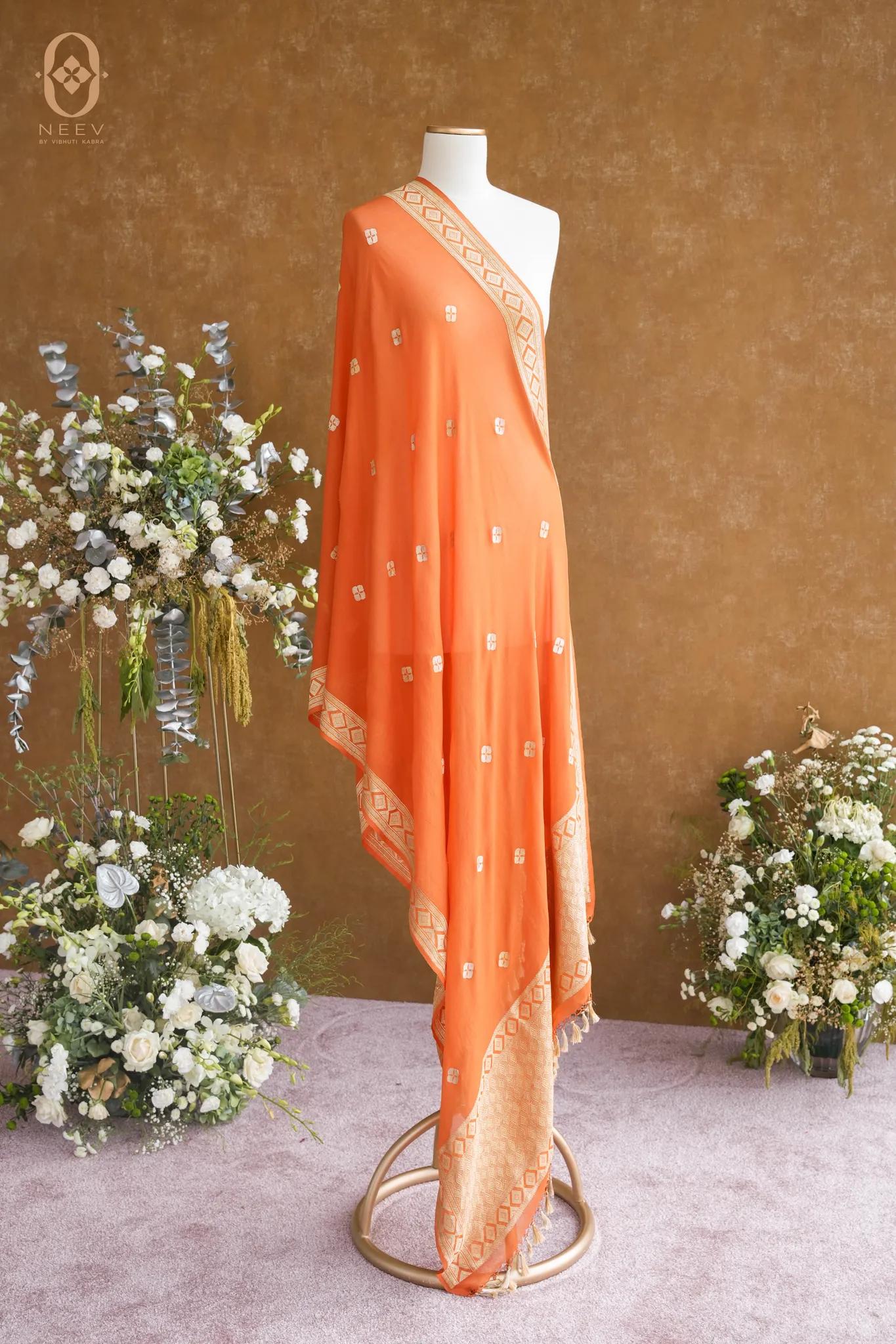 Georgette Neev Boota Dupatta