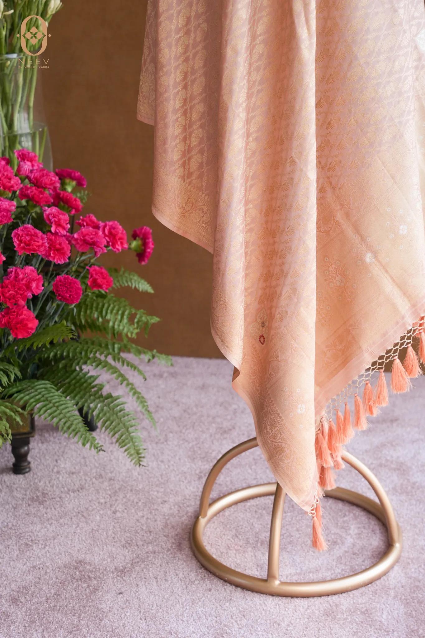 Katan Silk Sona Rupa Jaal Dupatta