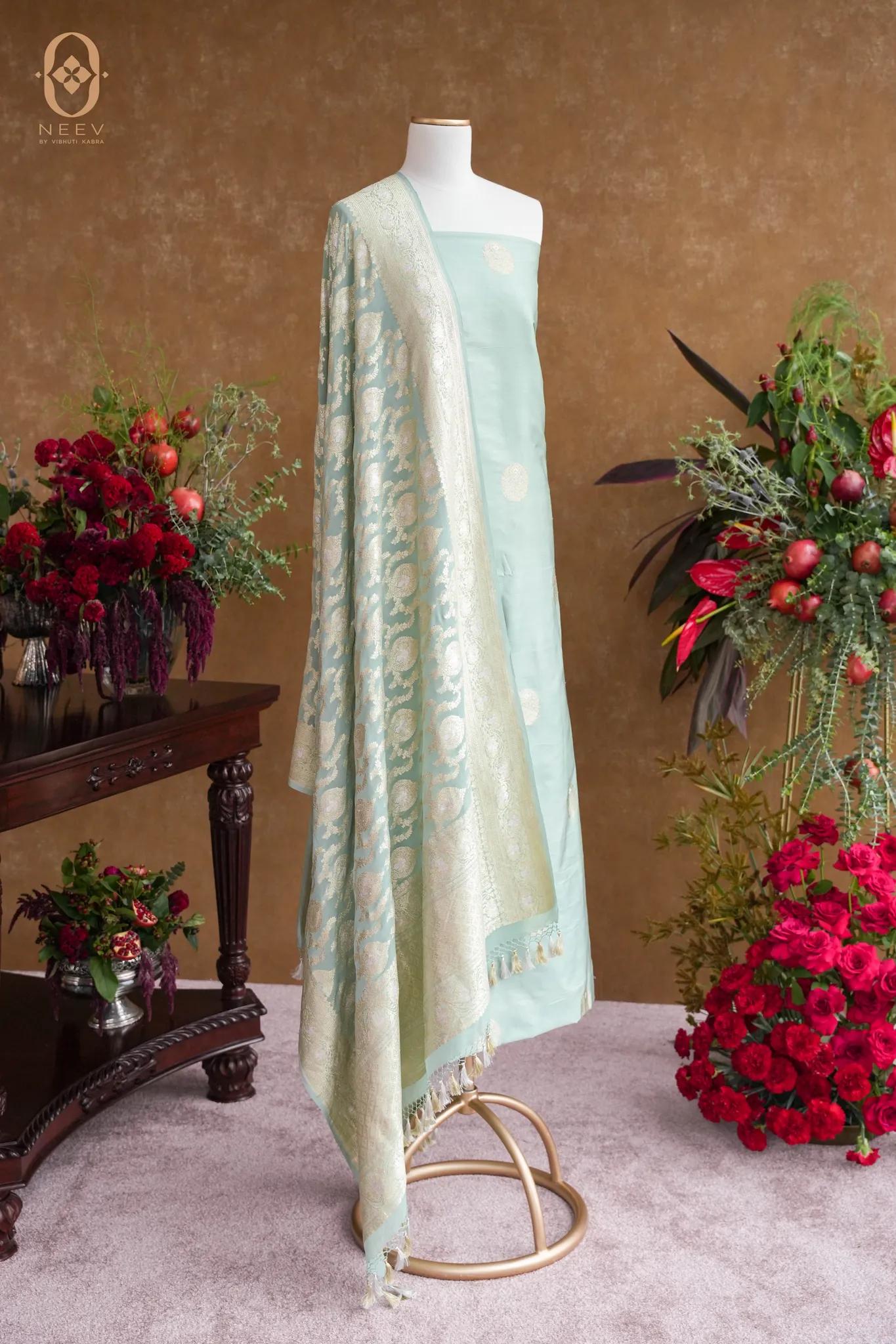 Premium Ektara Silk Suit Set