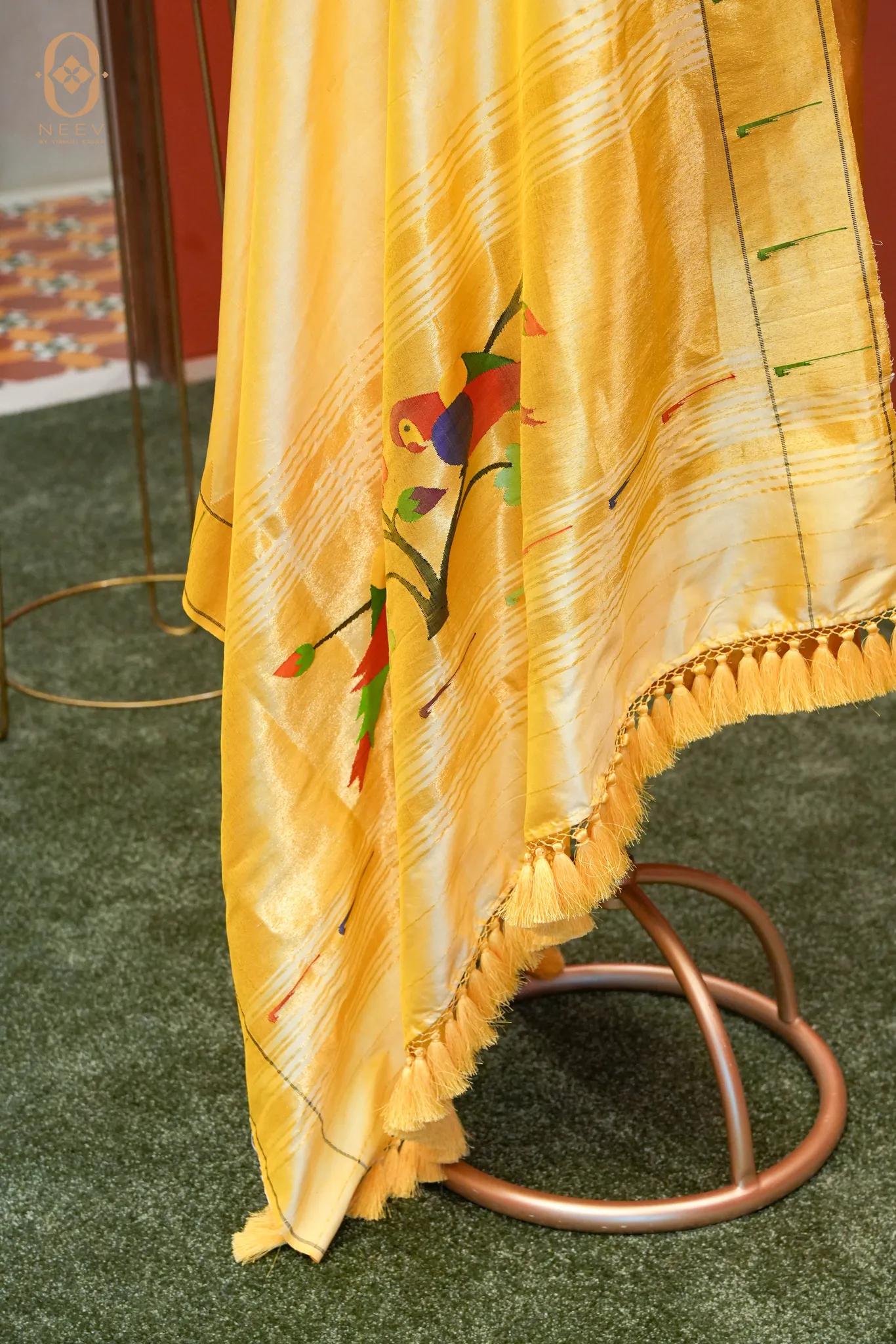 Katan Silk Paithani Suit Set