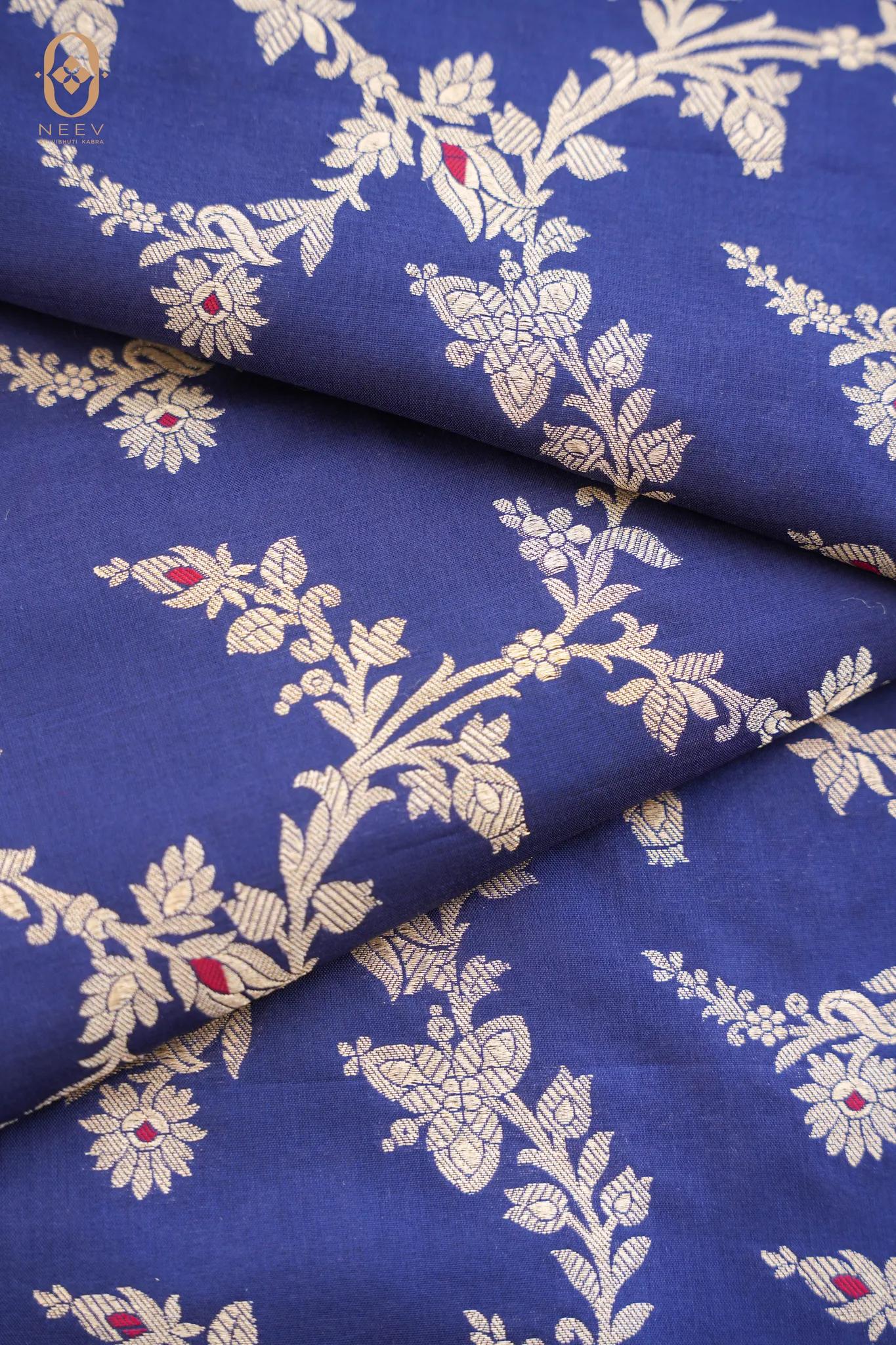 Katan Silk Jaal Fabric