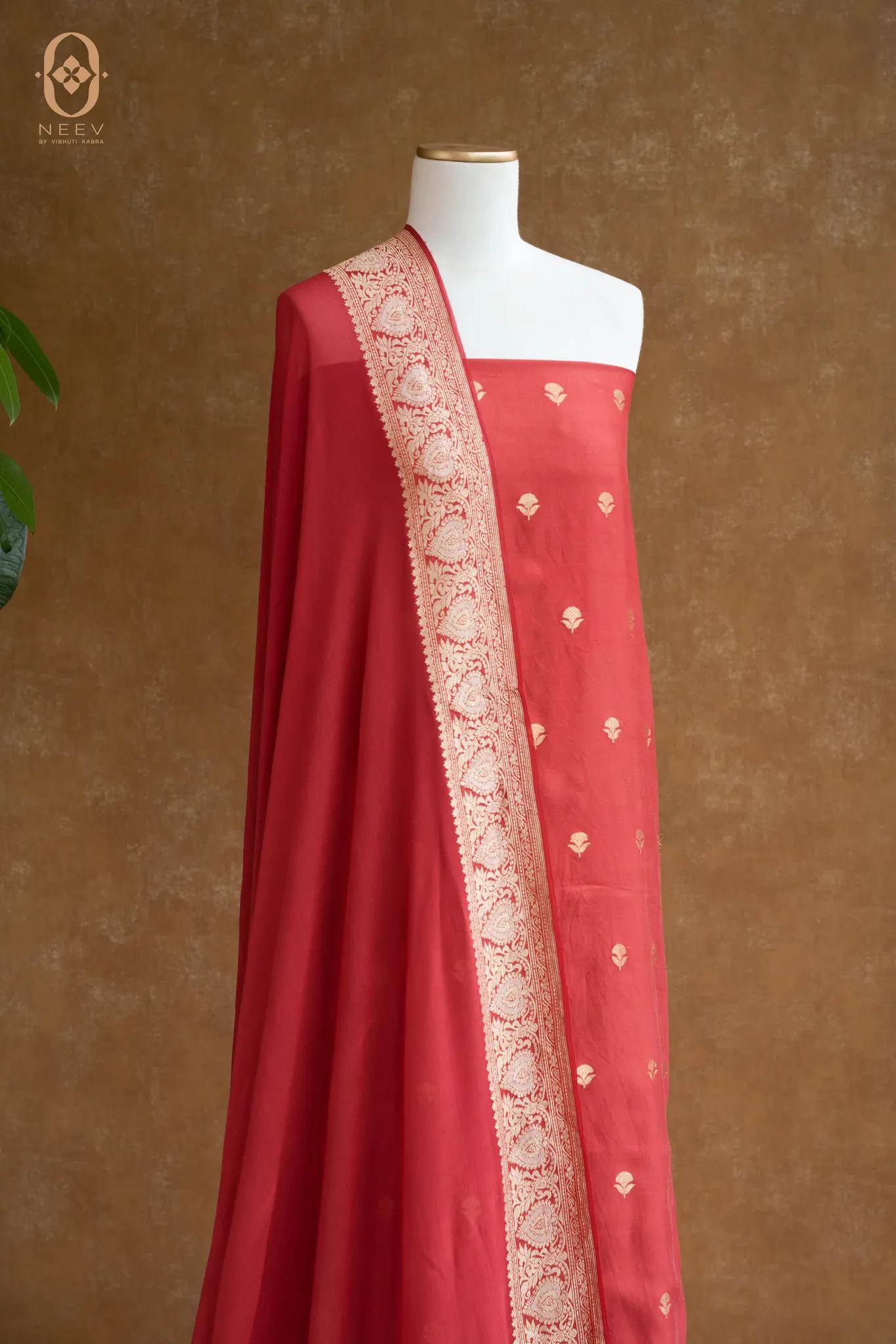 Chinia Silk Boota Suit Set