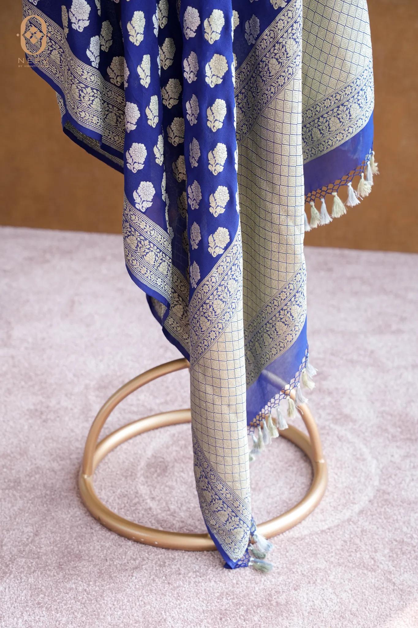 Georgette Sona Rupa Boota Dupatta