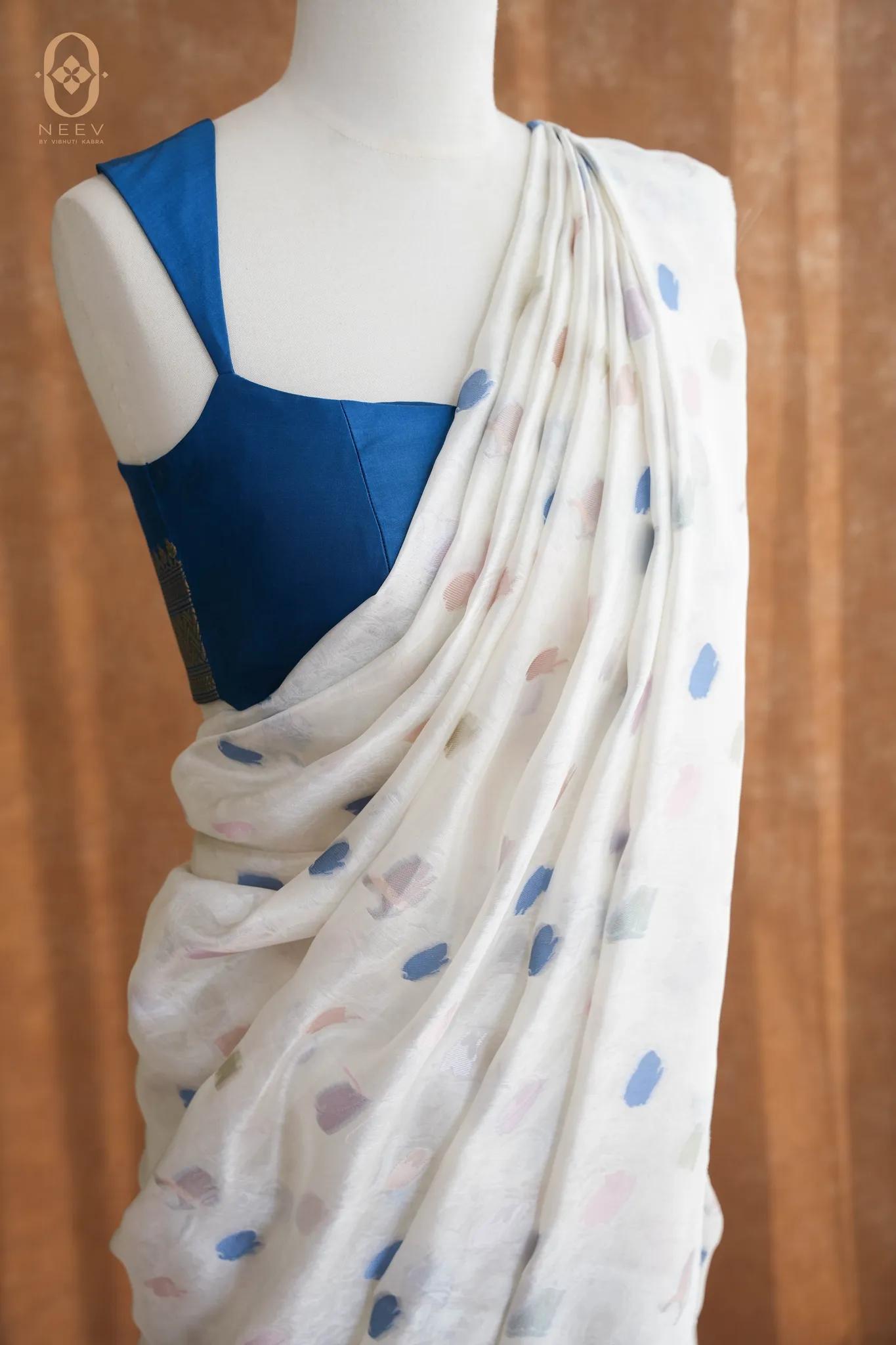 Woven Stroke Silk Saree