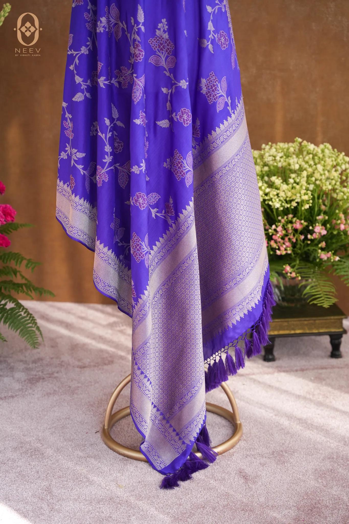Katan Silk Meenakari Dupatta