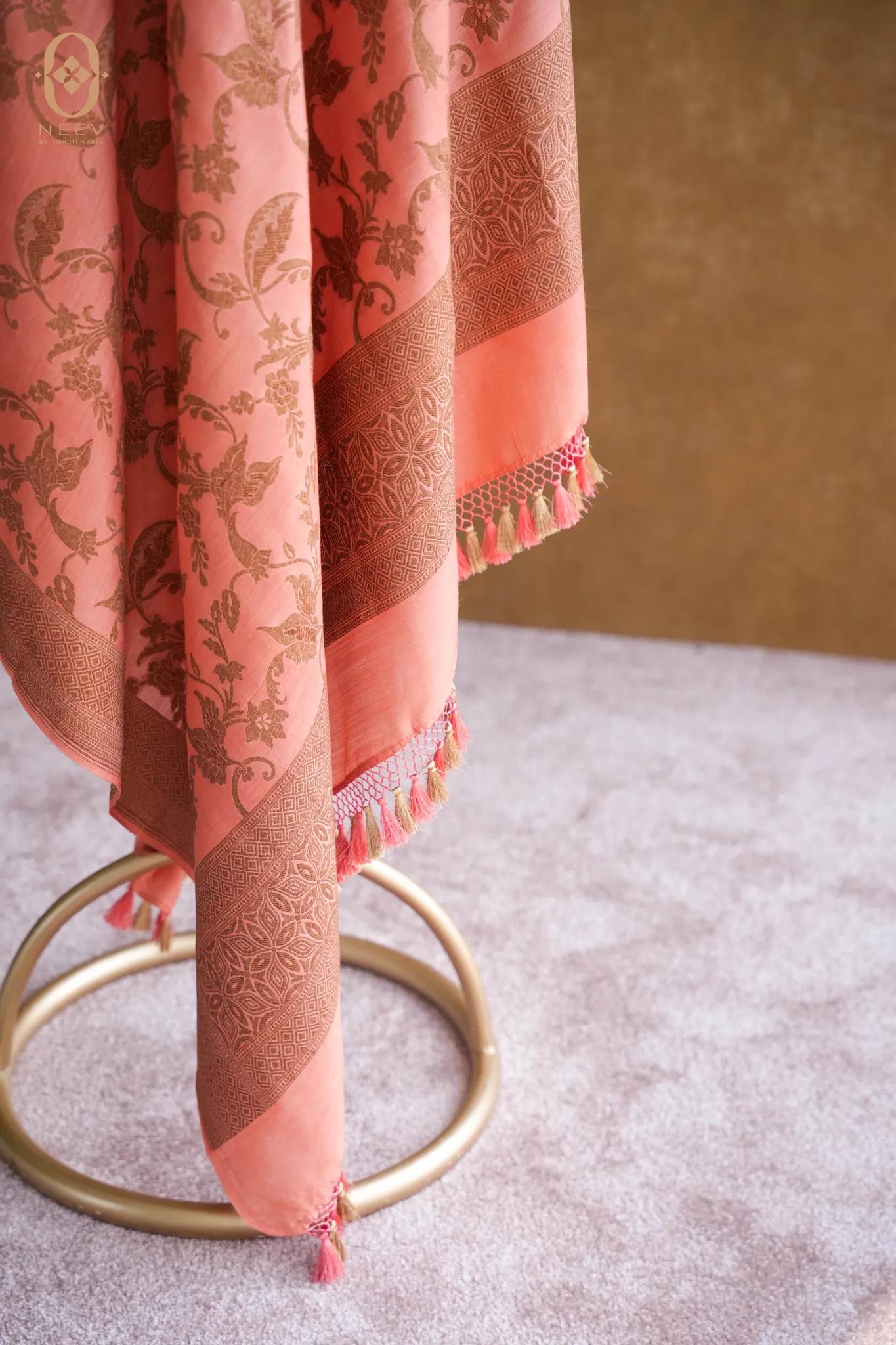 Munga Silk Jaal Dupatta