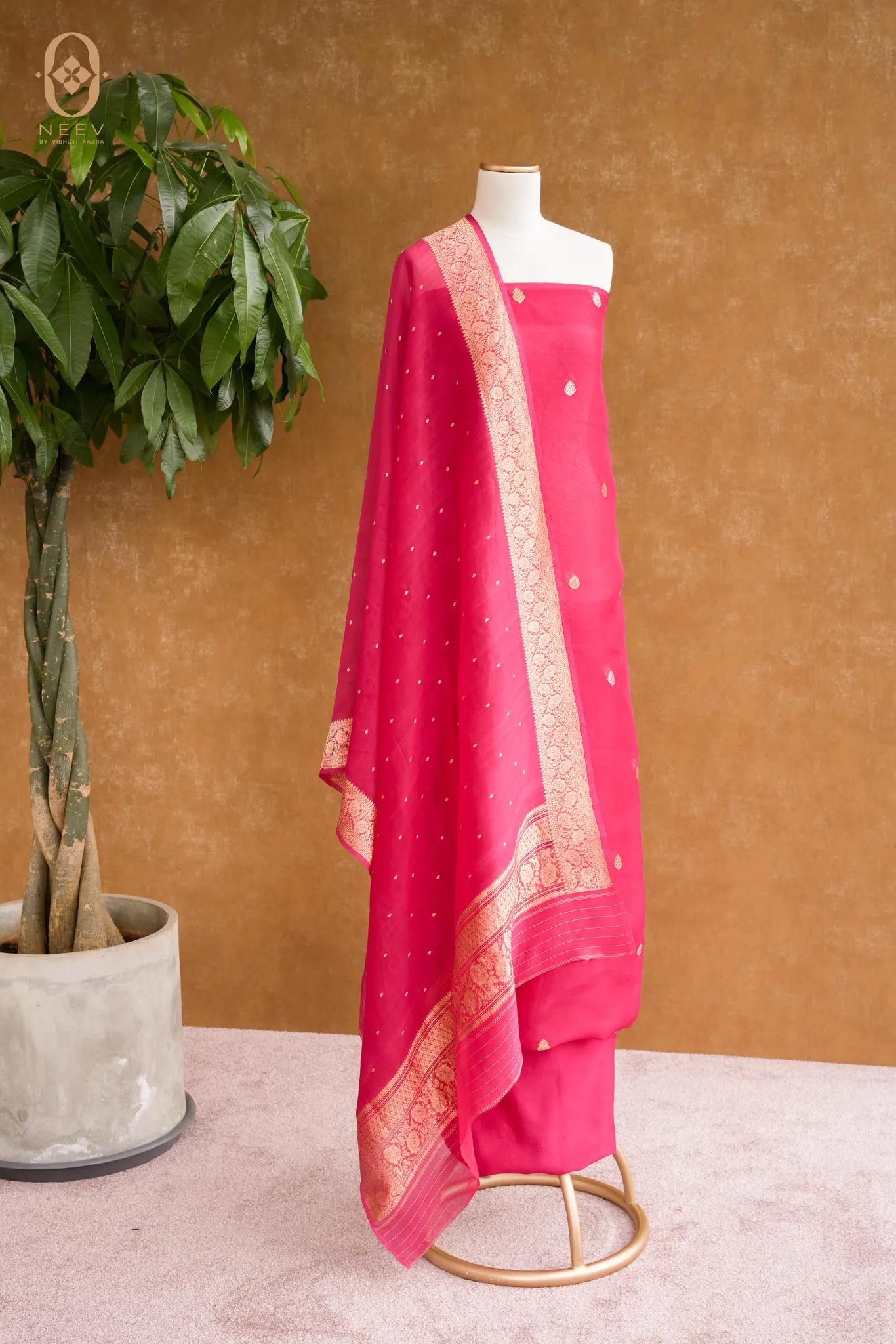 Kora Silk Boota Suit Set