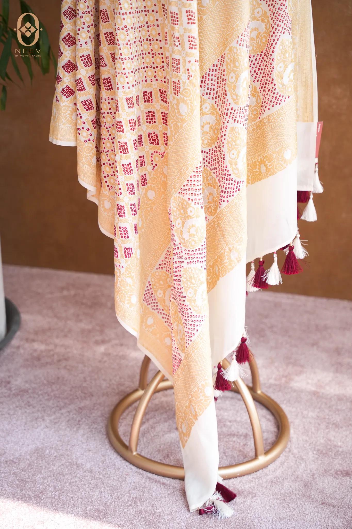 Rare Georgette Bandhani Dupatta
