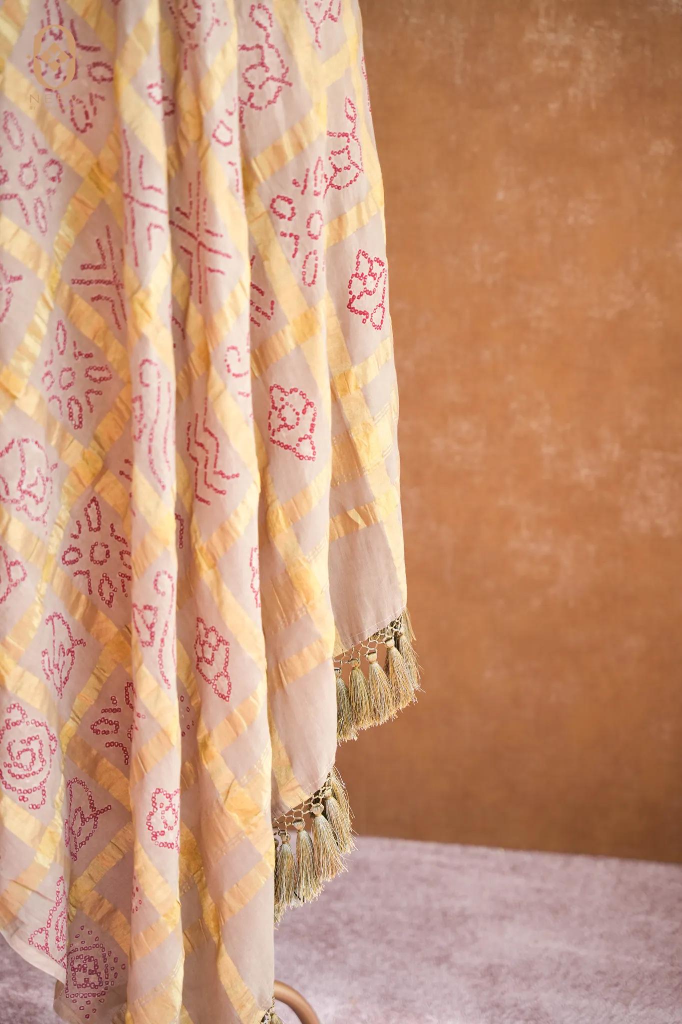 Gharchola Bandhani Dupatta