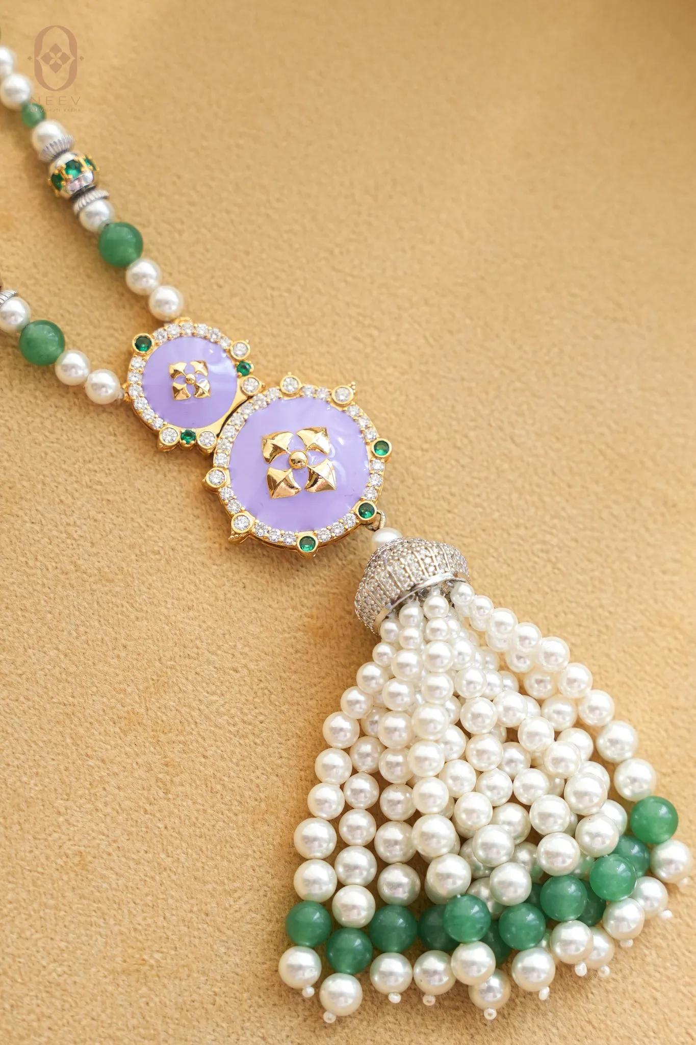 DEVI | The Neev Pearl Tassel Pendant