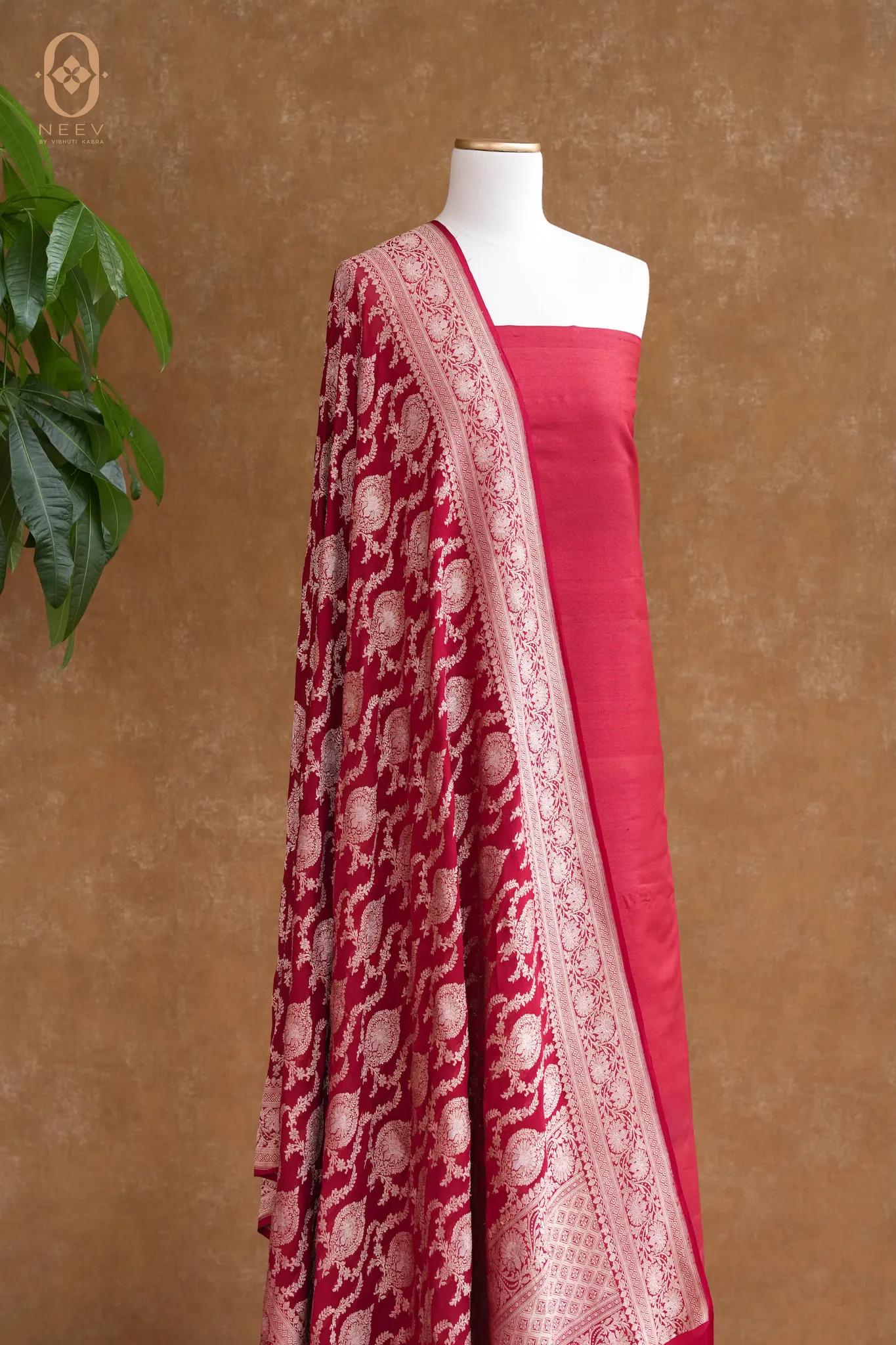 Georgette Jaal Dupatta Suit Set