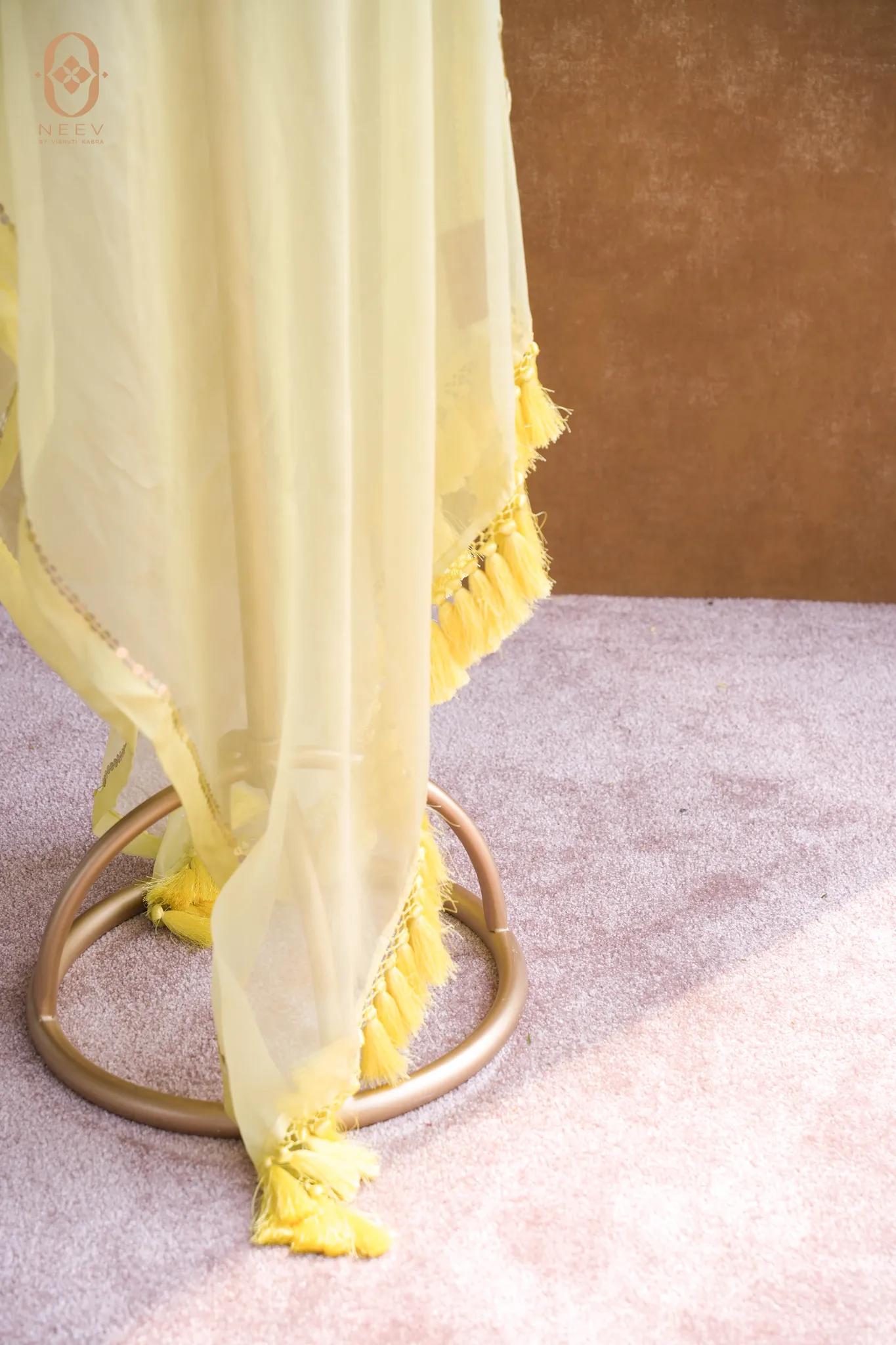 Kora Silk Handwork Dupatta