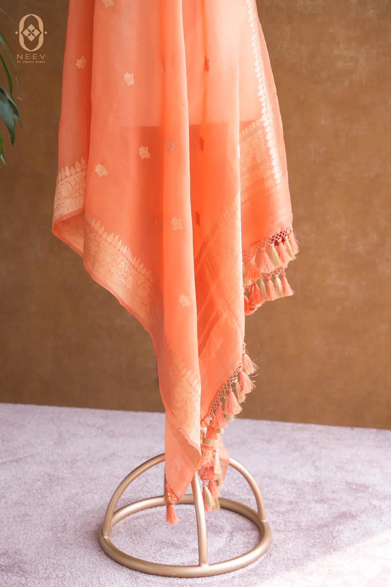 Kora Silk Boota Dupatta