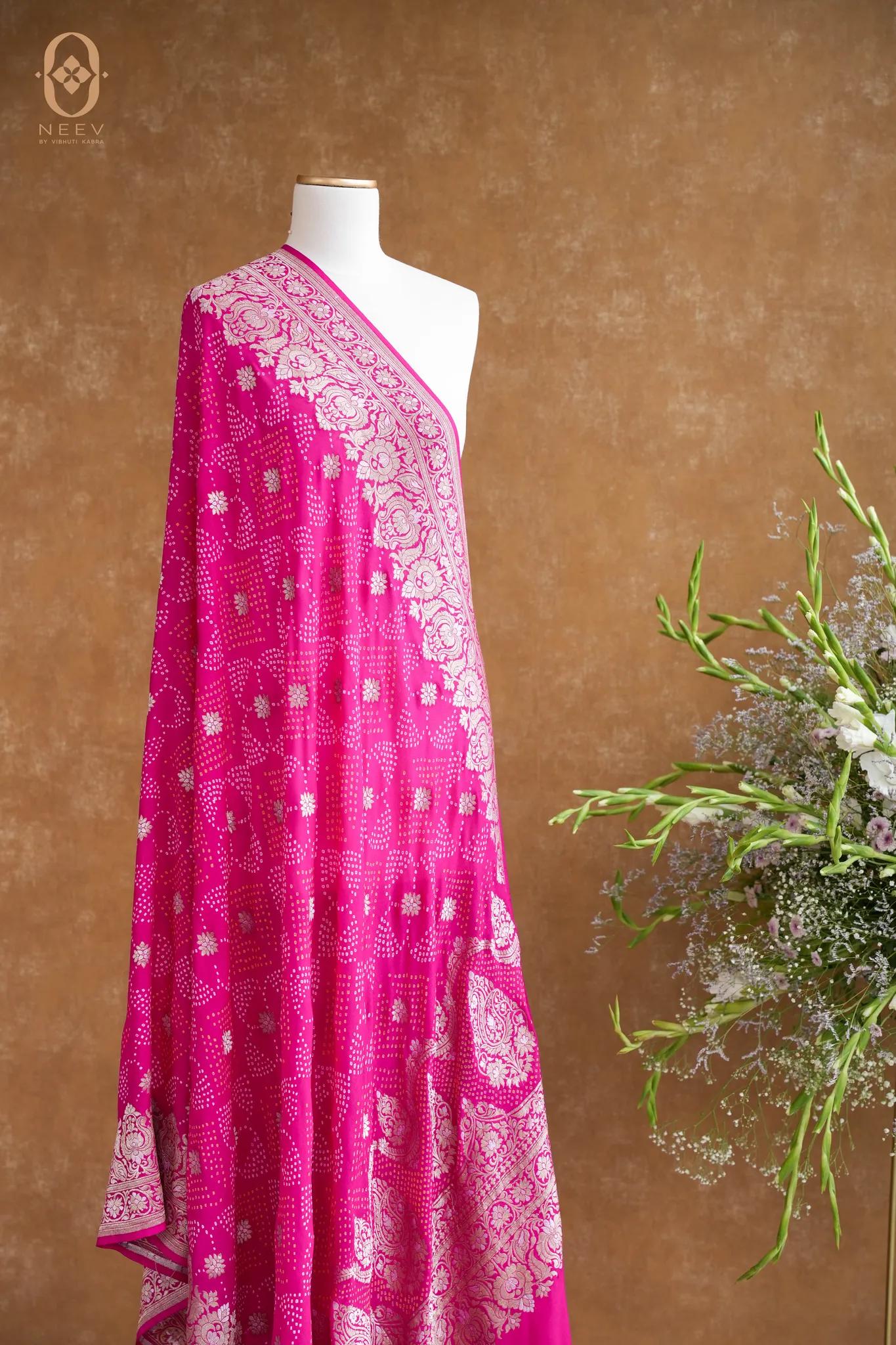 Georgette Bandhani Dupatta