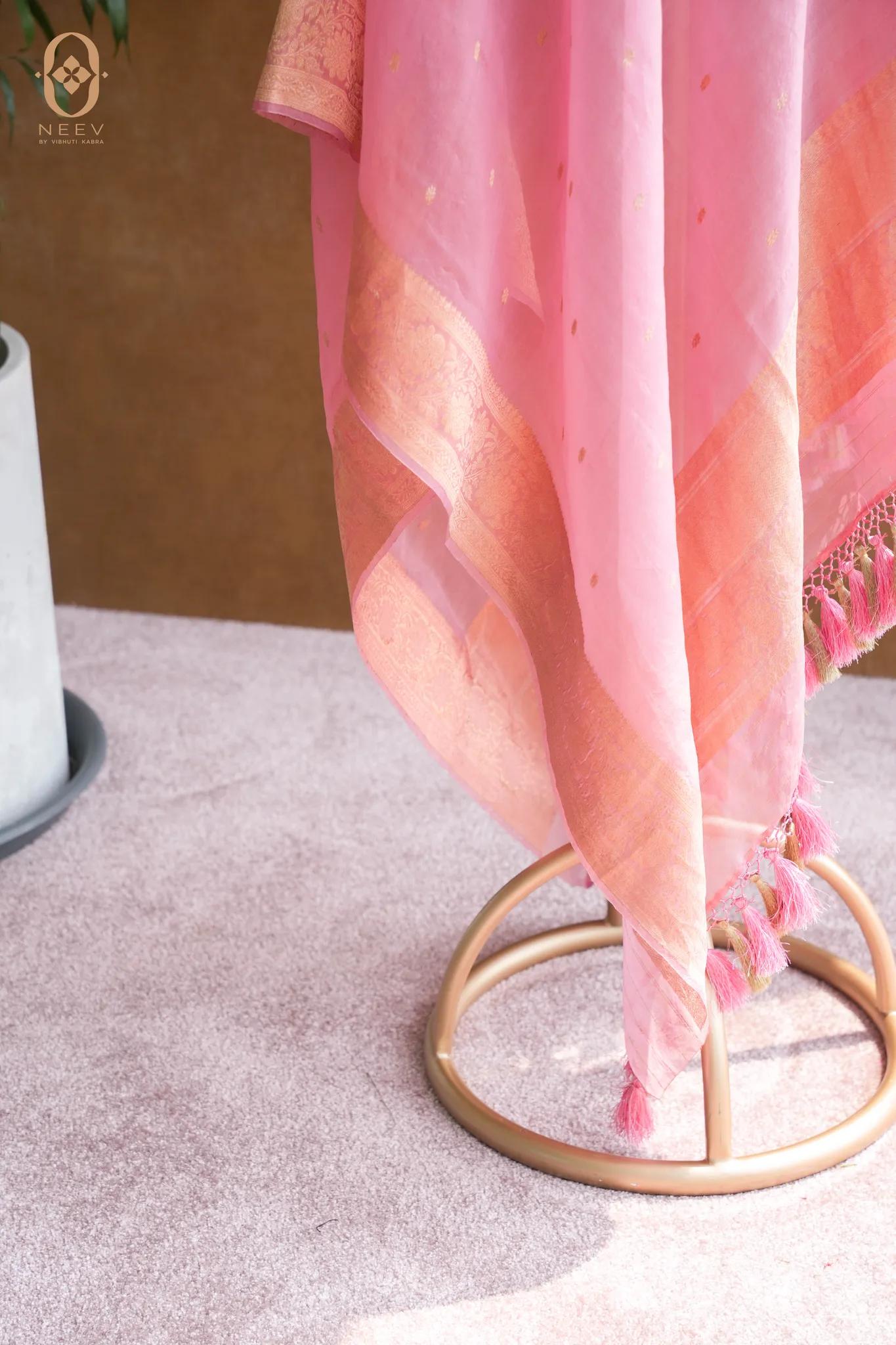 Kora Silk Boota Dupatta